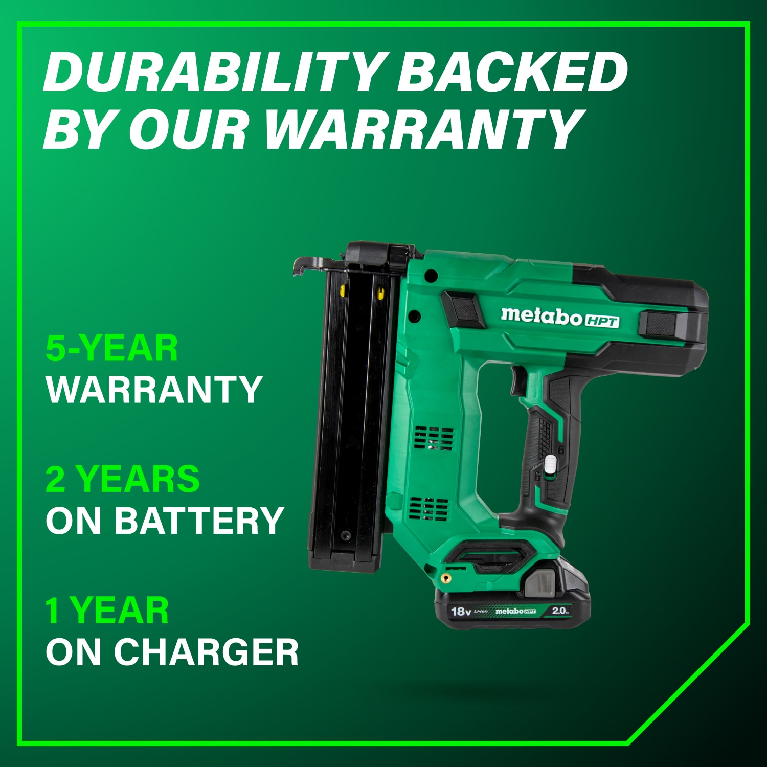 Metabo HPT N1804DBM Pneumatic-Staplers - View #12