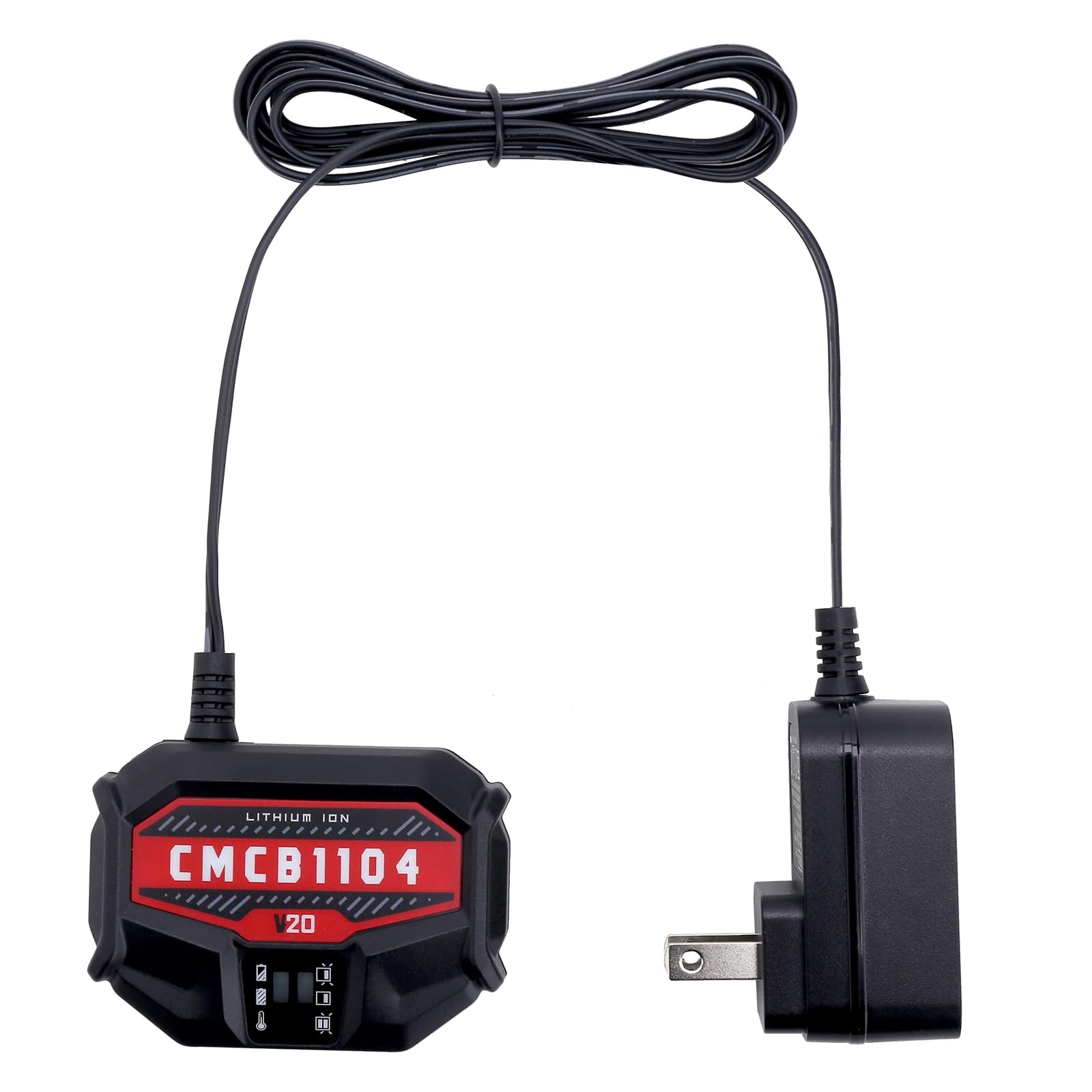 Afoxsos  Compatible Craftsman 20V power cell Fast Charger Model CMCB1104 for V20 power cells durable home and garden accessory