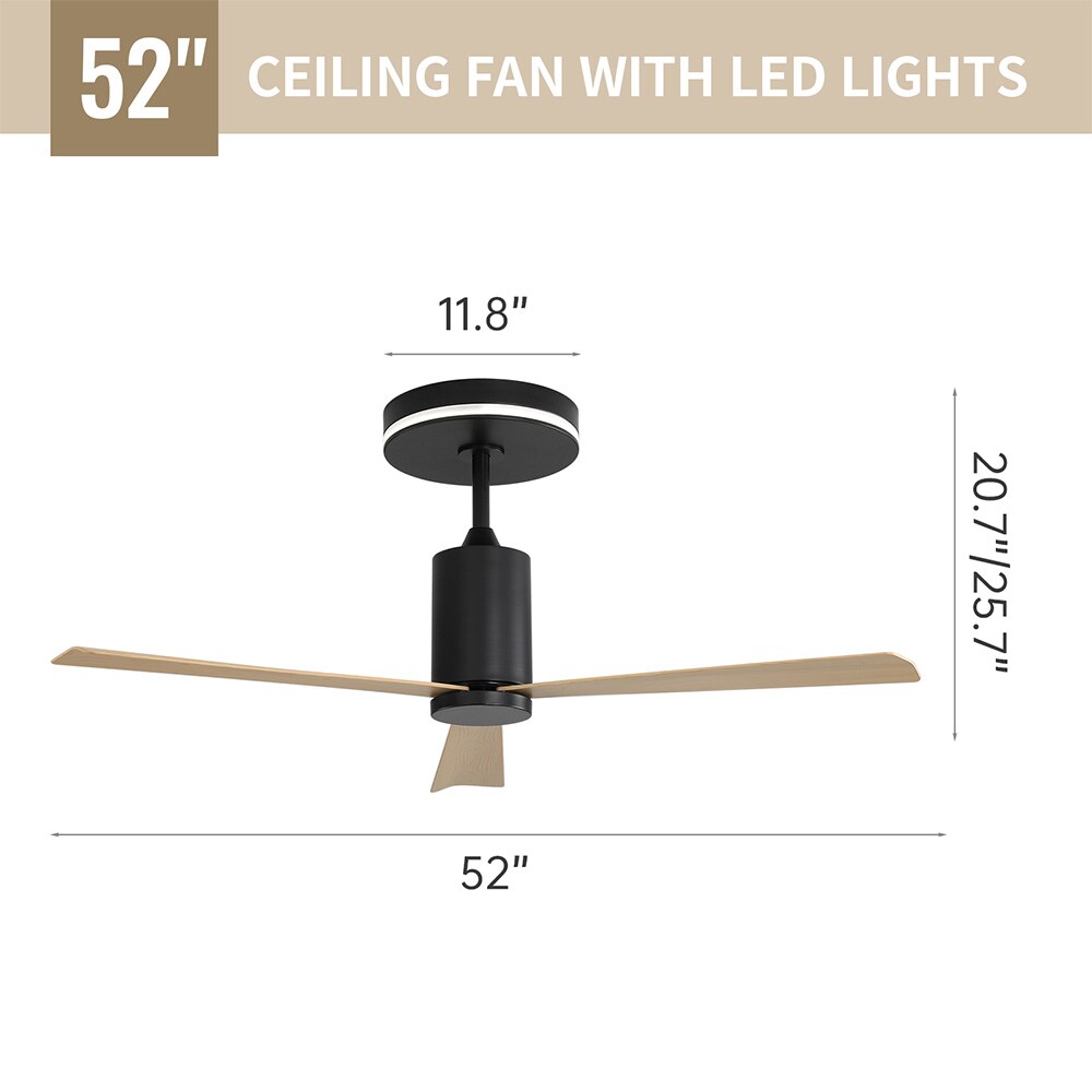 Sofucor LW-52K098-BK Ceiling-Fans - View #5