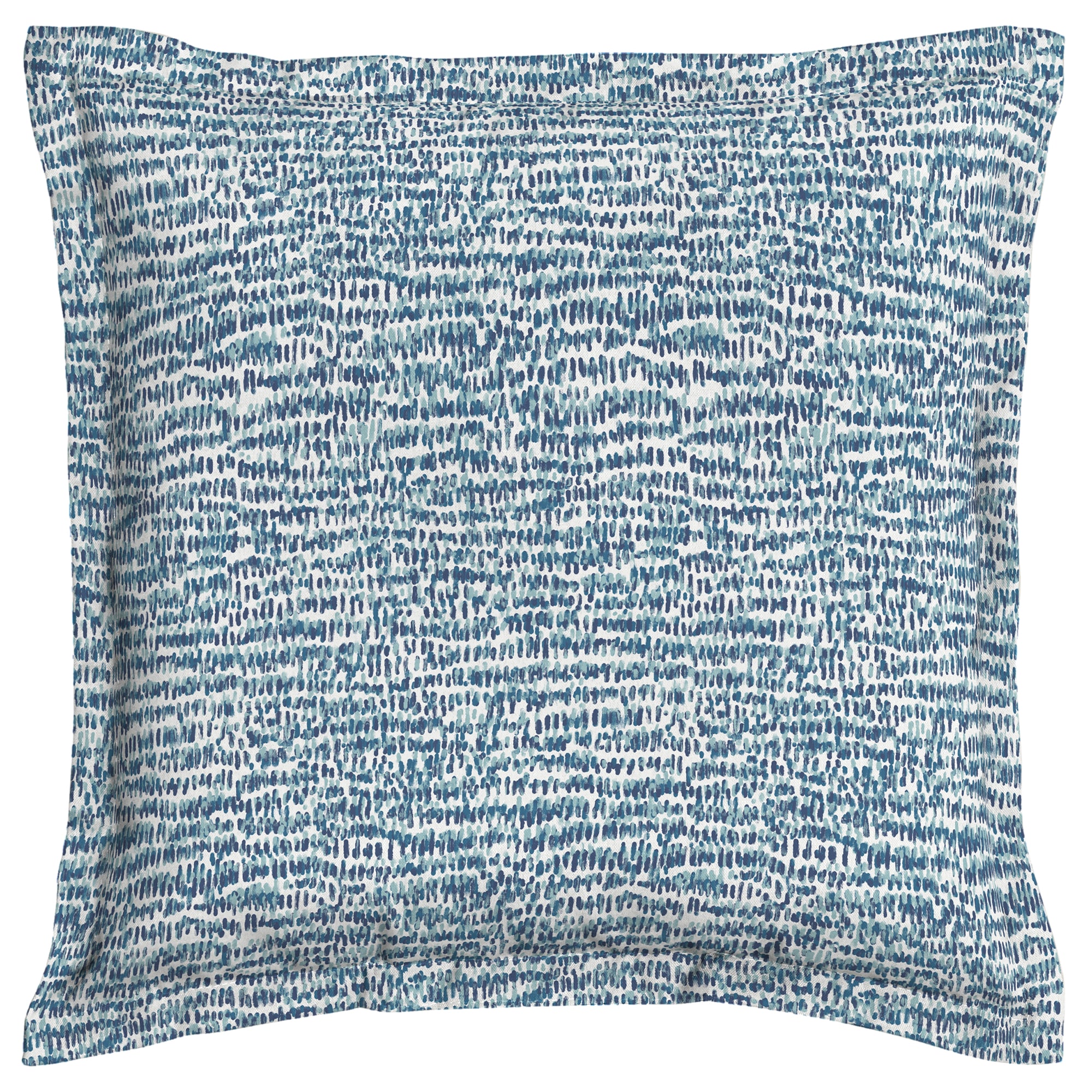 allen + roth 100219076 Geometric Teal Rain Drop Square Throw pillow