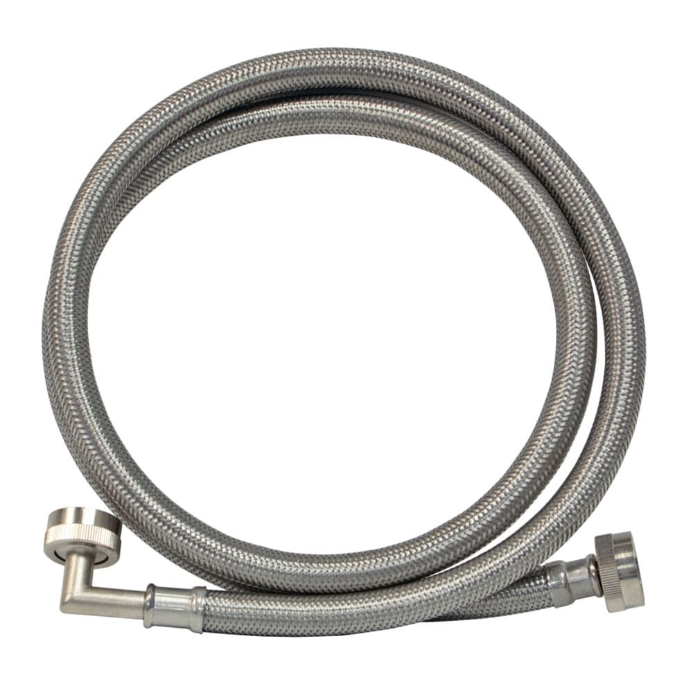 EASTMAN 4-ft 3/4-in Fht Inlet x 3/4-in Hose Thread Outlet Braided Stainless  Steel Washing Machine Fill Hose in the Appliance Supply Lines & Drain Hoses  department at