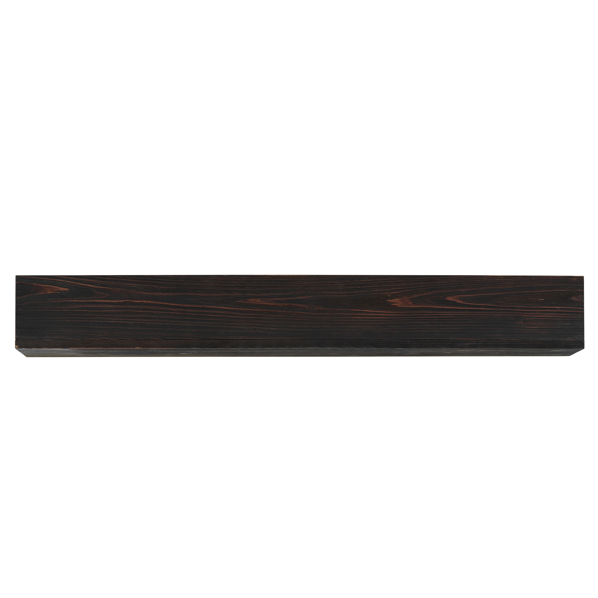 Gaierptone 48-Inches L x 9-Inches D x 6-Inches H Espresso Wood Rectangular Floating shelf