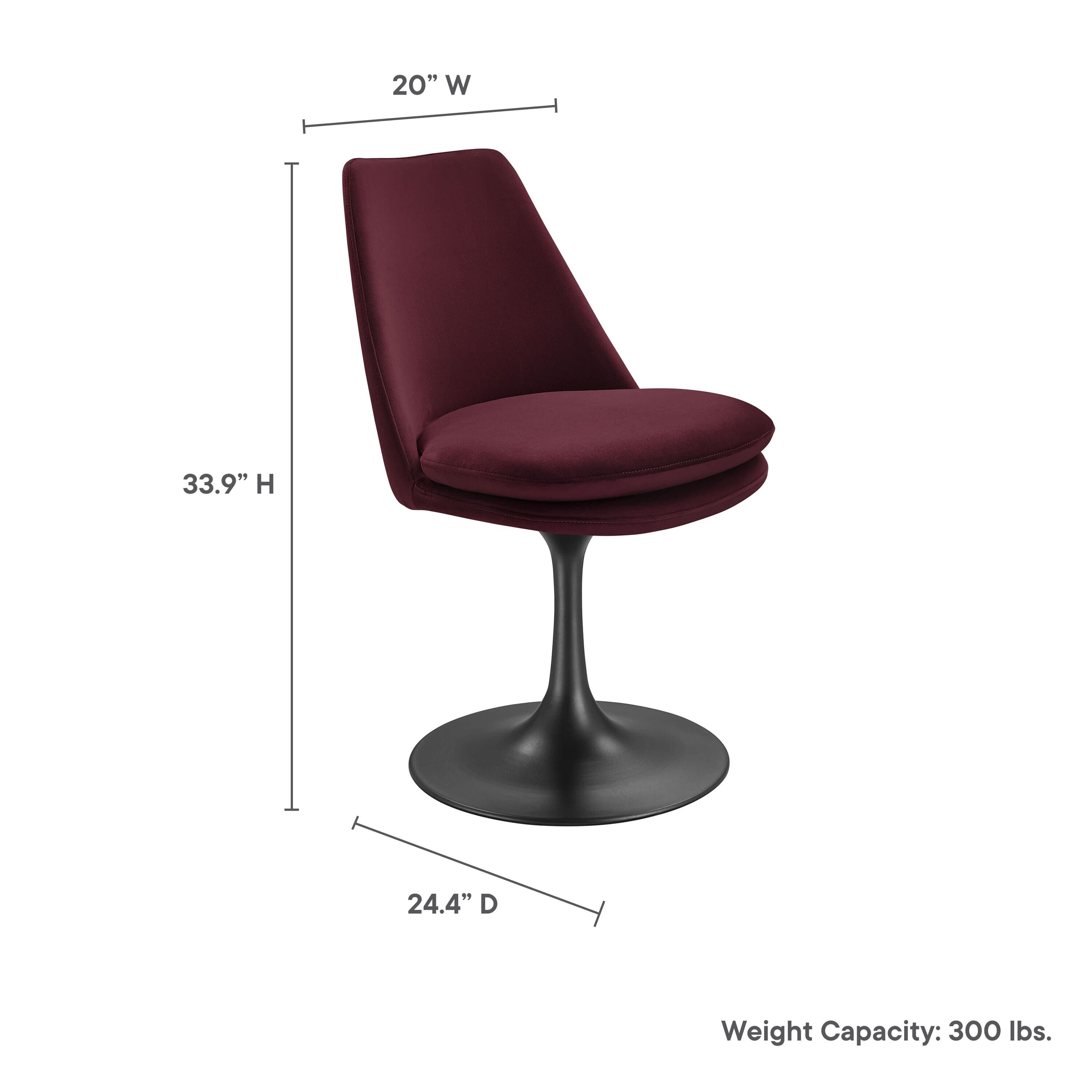 Modway EEI-6954-BLK-MUL Dining-Chairs - View #3