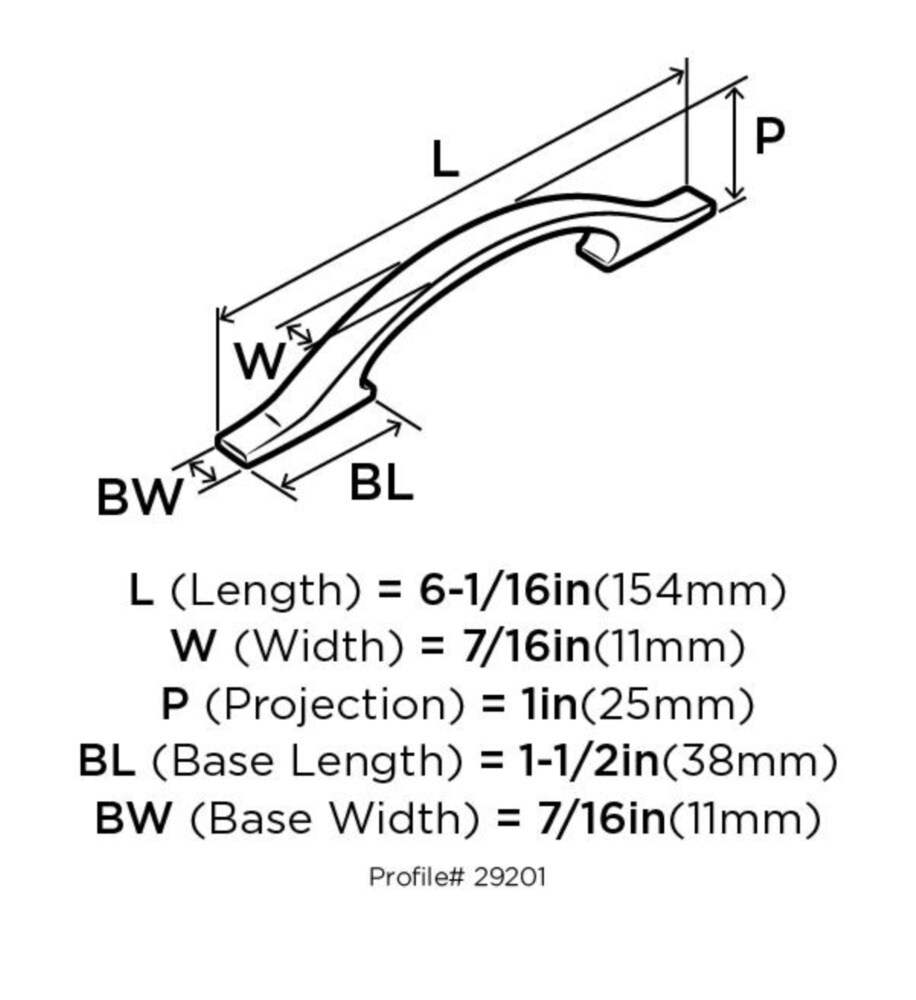 Amerock BP29201G10 Cabinet-Pulls - View #10