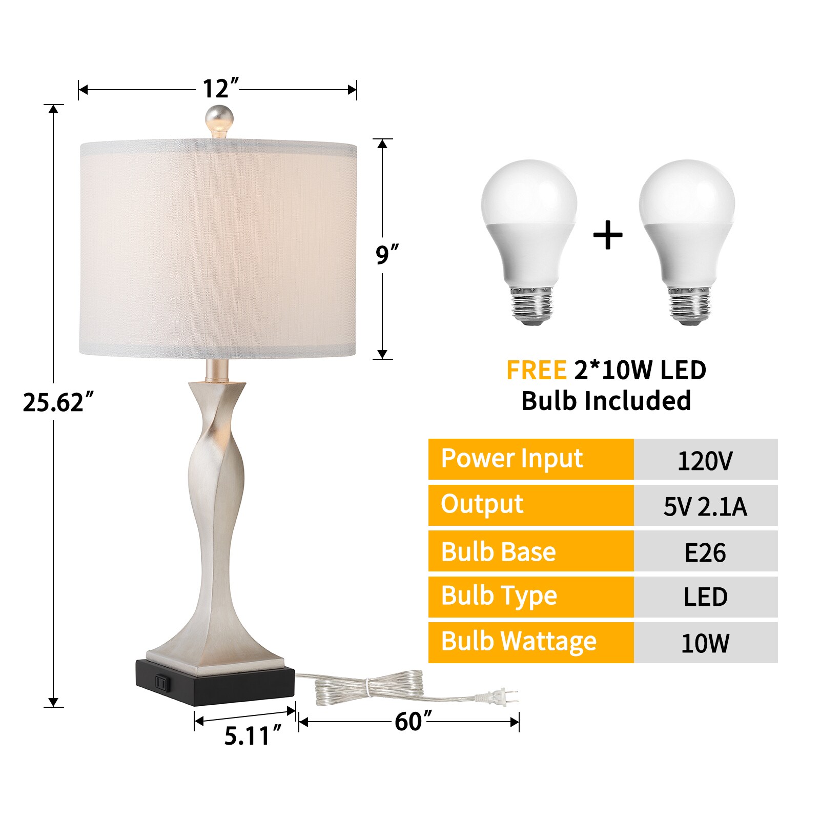 KAWOTI 21112 Table-Lamps - View #11