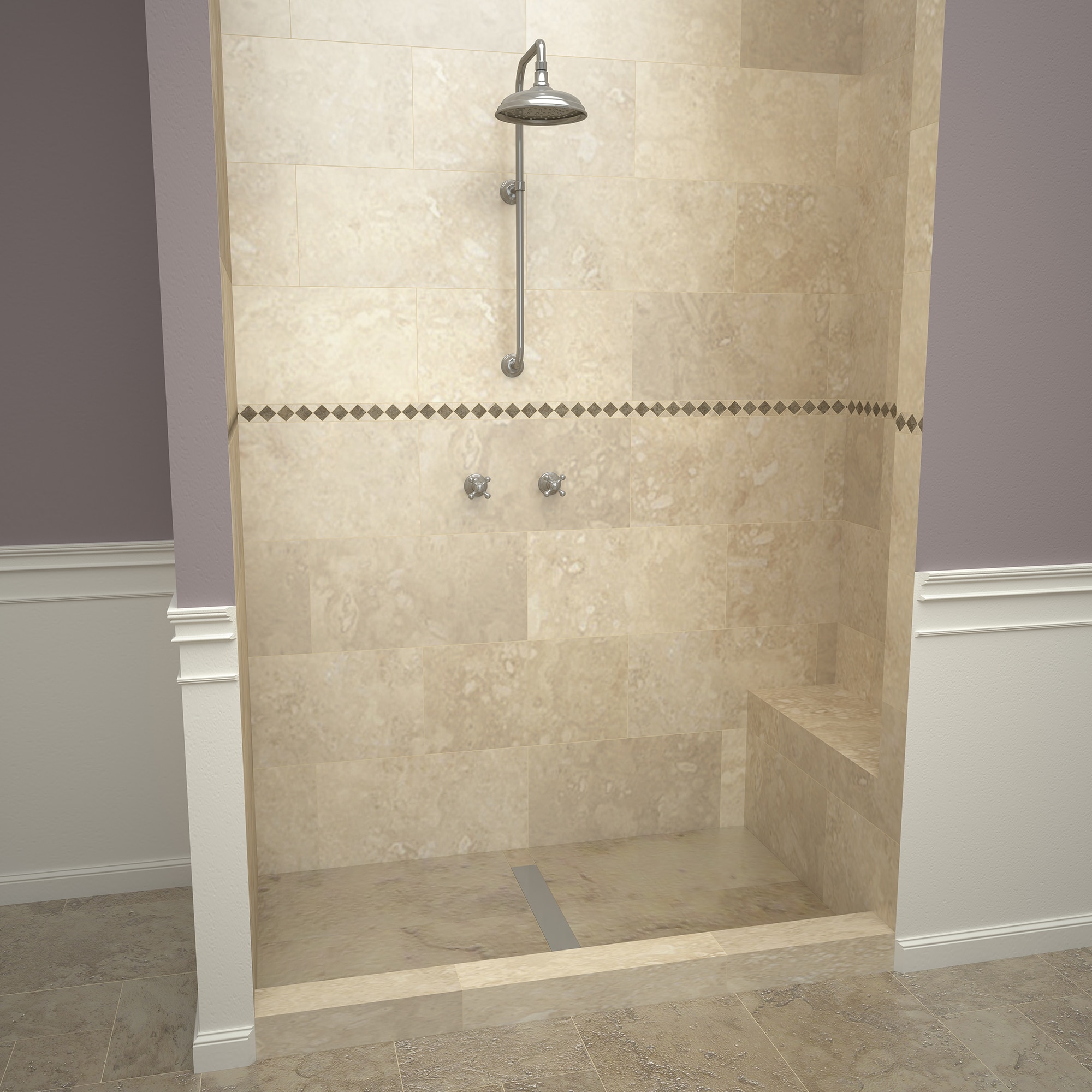 Tile Redi RT3448C-SBN-RB34-KIT Shower-Floors - View #8