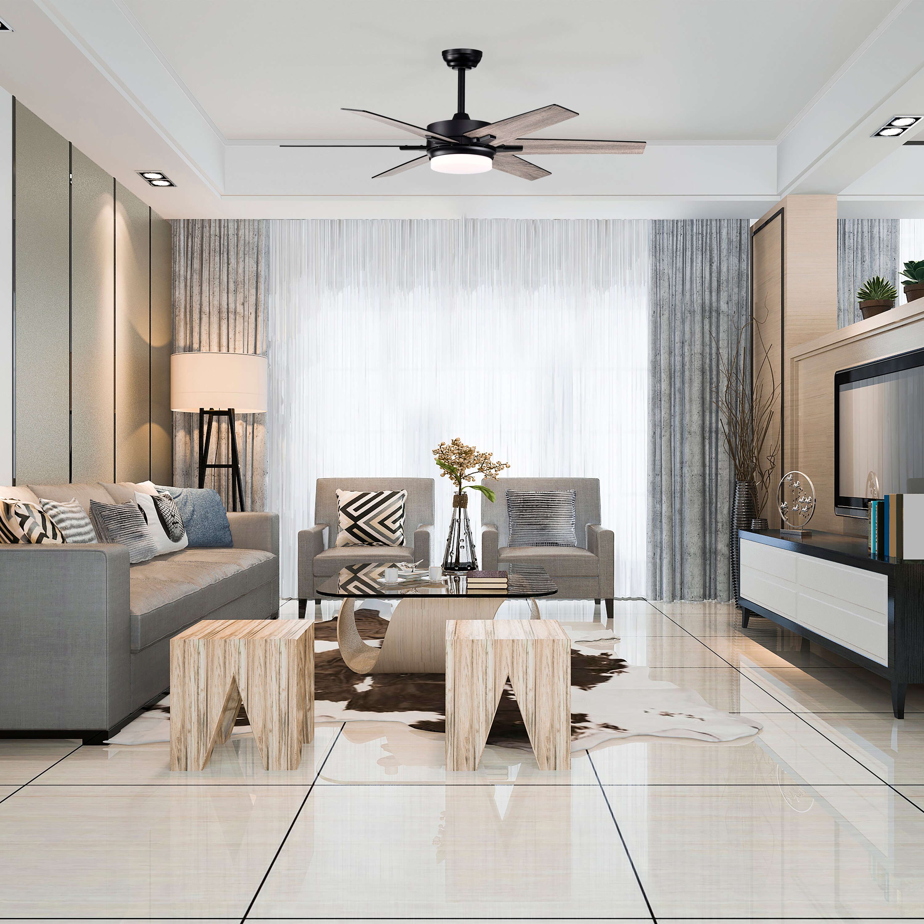 Edvivi FFG7625BK Ceiling-Fans - View #18