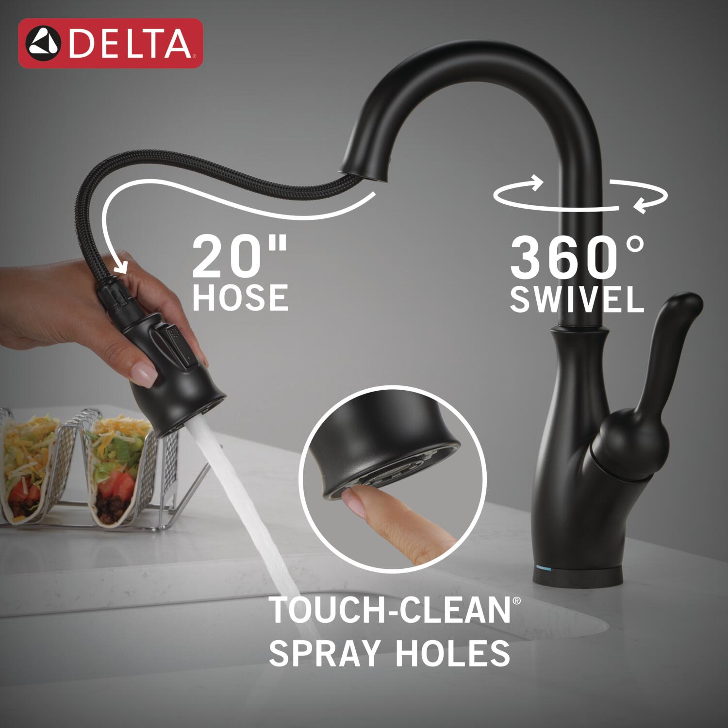 Delta 9678TL-BL-DST Kitchen-Faucets - View #7