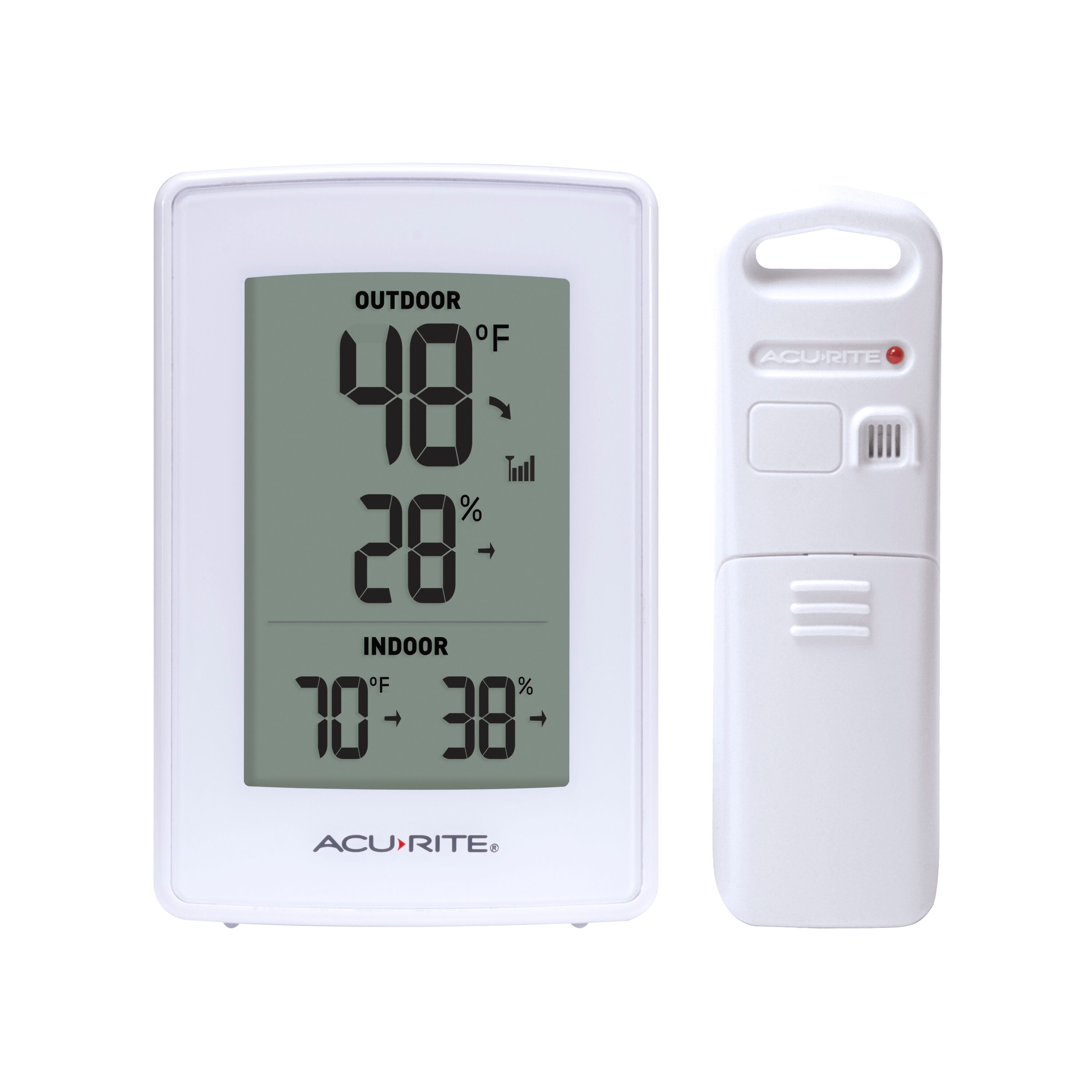 AcuRite Wireless Indoor Outdoor Temperature and Humidity Sensor