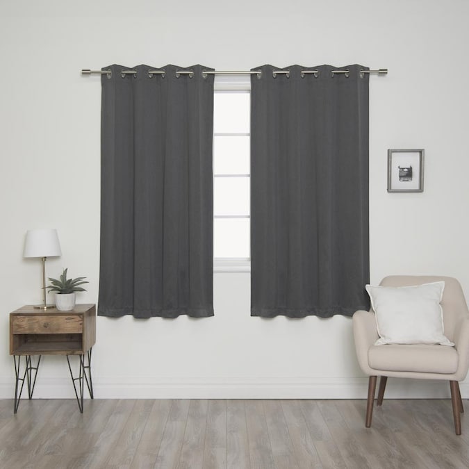 Curtains Ds Department At, Dark Grey Curtains