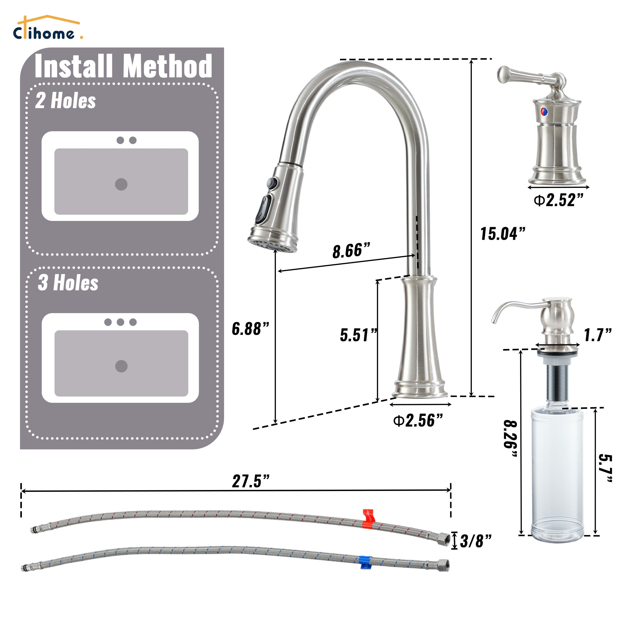 Boyel Living BL-APS234-BN Kitchen-Faucets - View #2