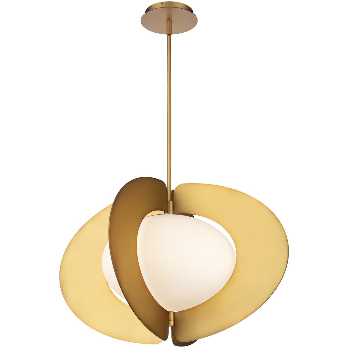 Modern Forms  PD-94324-AB Echelon 1 Light 24 inch Aged Brass Pendant Ceiling Light