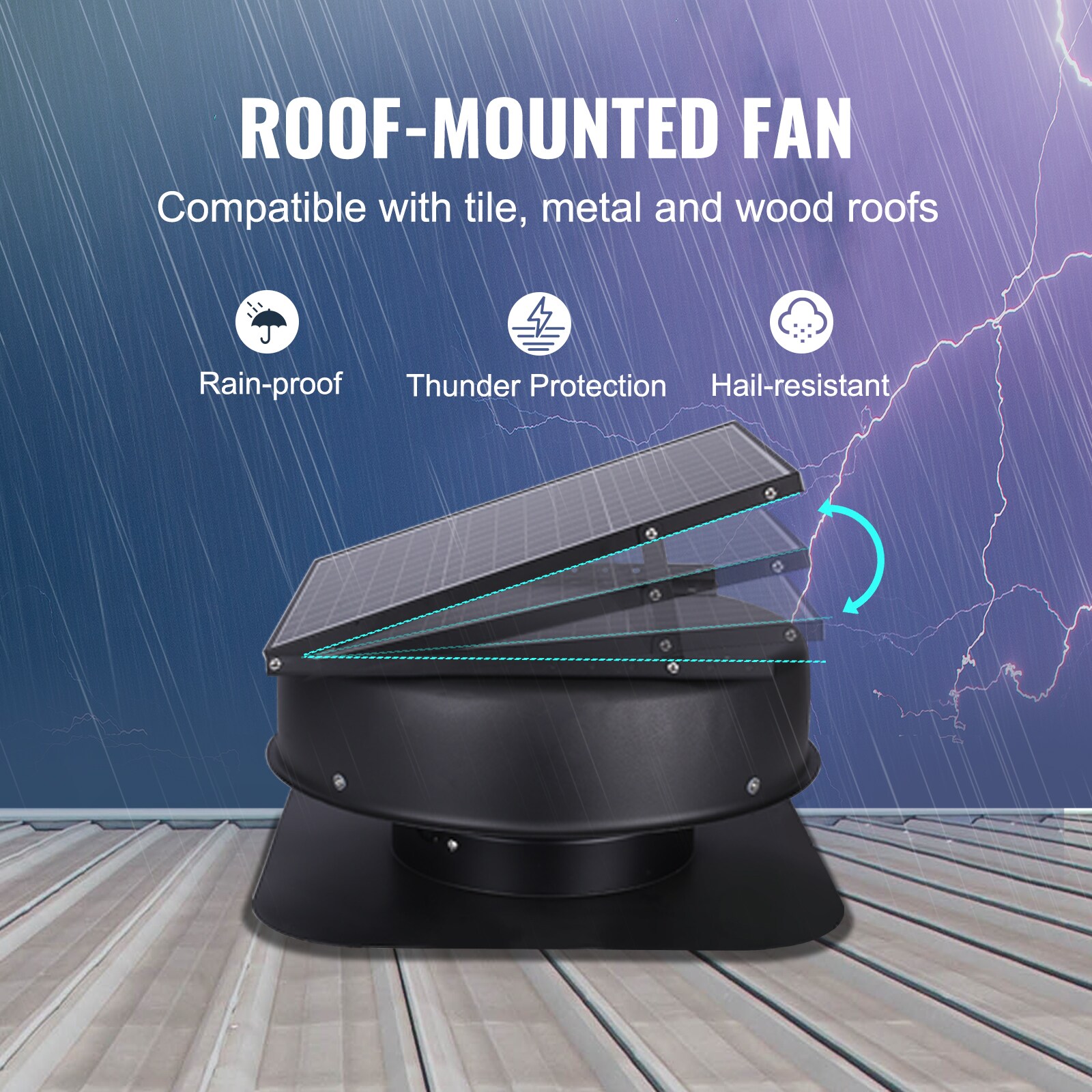 VEVOR SCWDPQSWDKZQ00308V1 Roof-Ridge-Vents - View #6