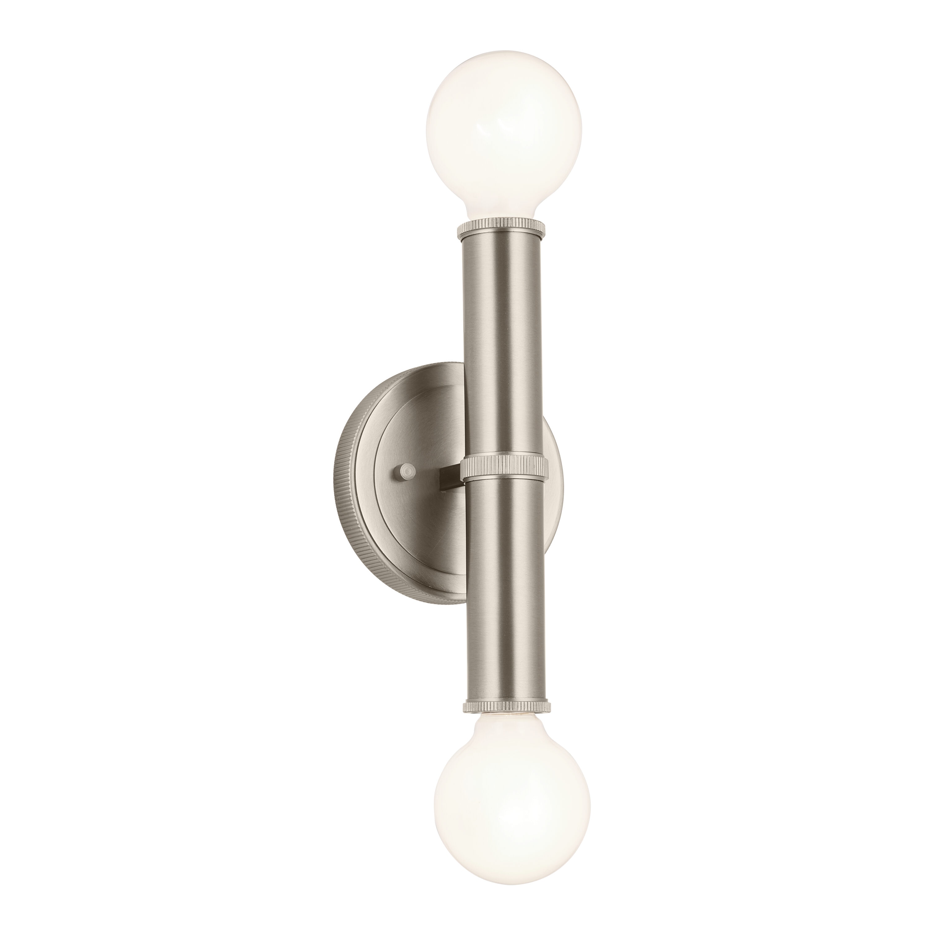 Kichler 55159NI Torche 5-in 2 -Light Brushed Nickel Modern/contemporary Vanity light
