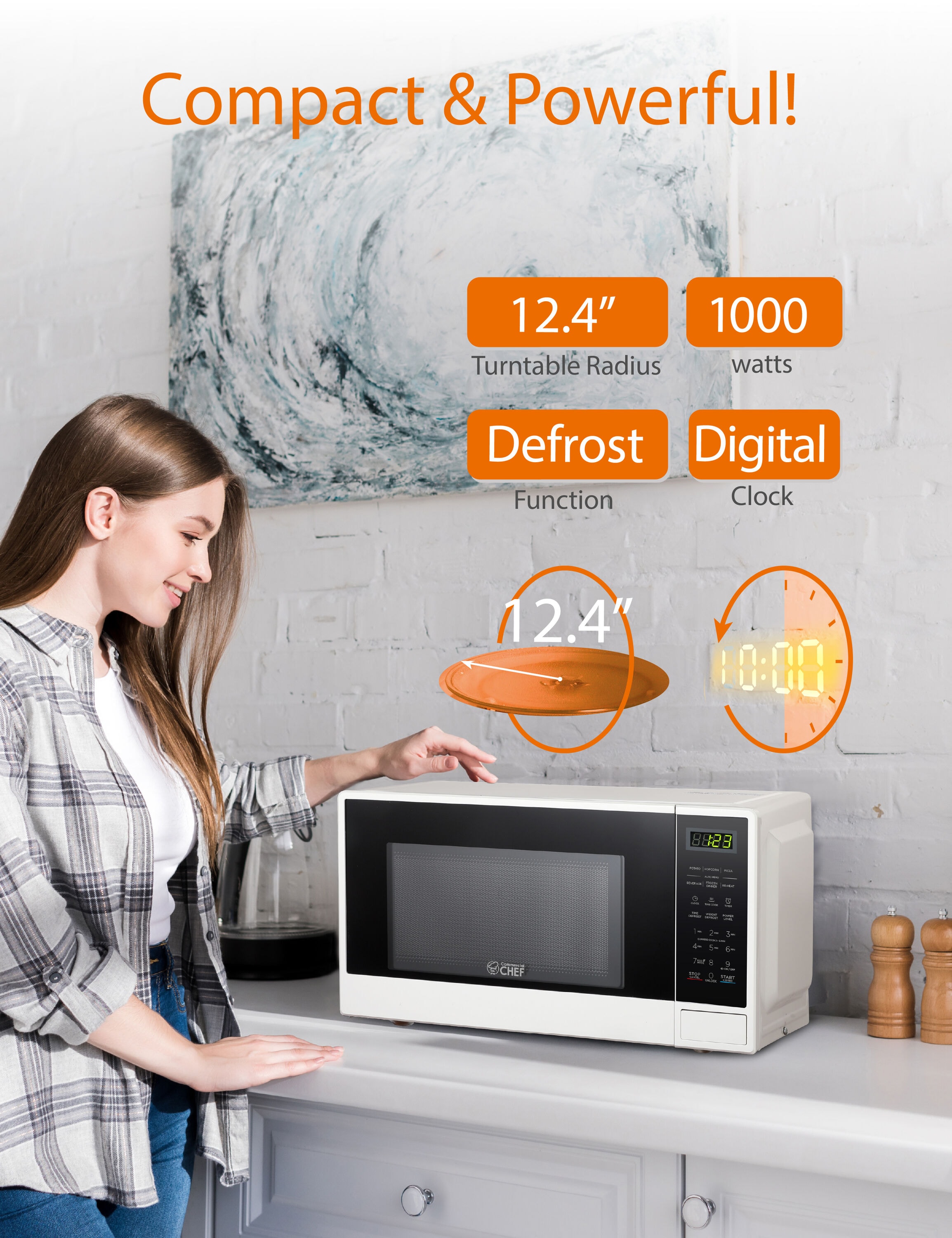 Commercial Chef CHCM11100W Cnt-Mwo - View #6