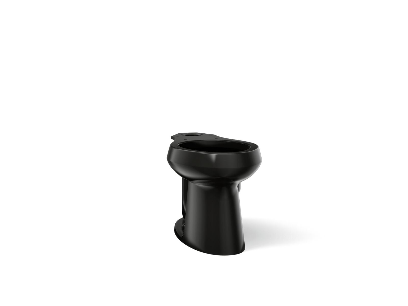 KOHLER 4199-7 Highline Black Black Elongated Chair height Toilet Bowl 12-in Rough-In