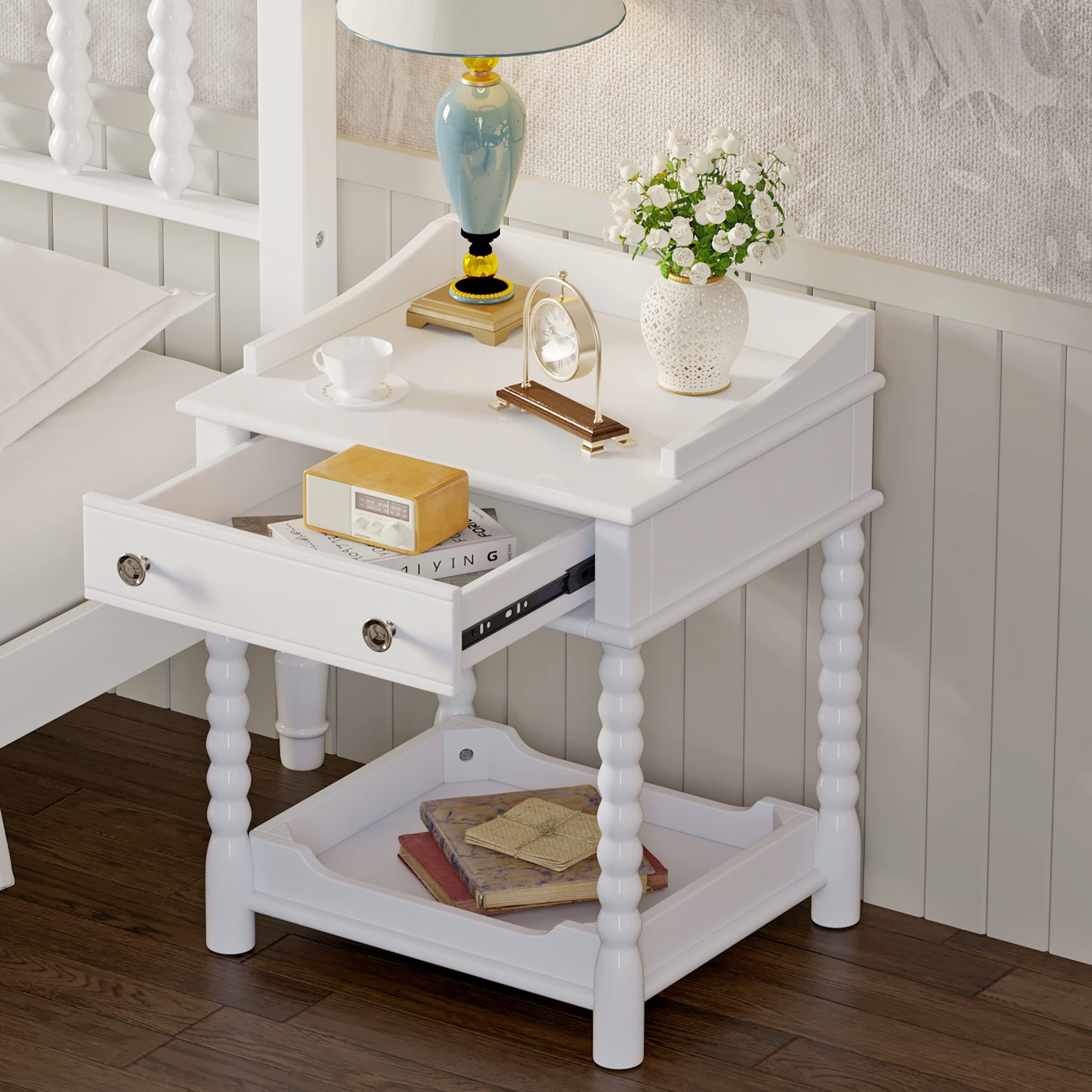 VERYKE LL-NSD012WH nightstands - View #3