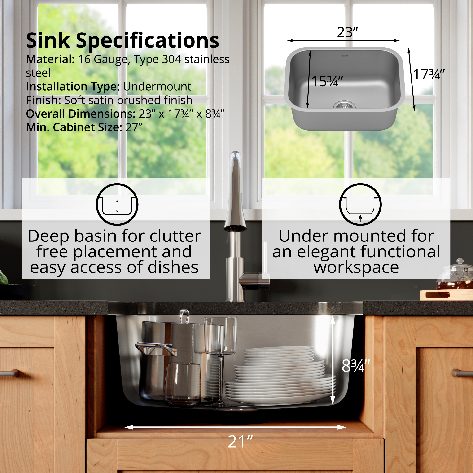 Karran PU57-PK1 Kitchen-Sinks - View #5