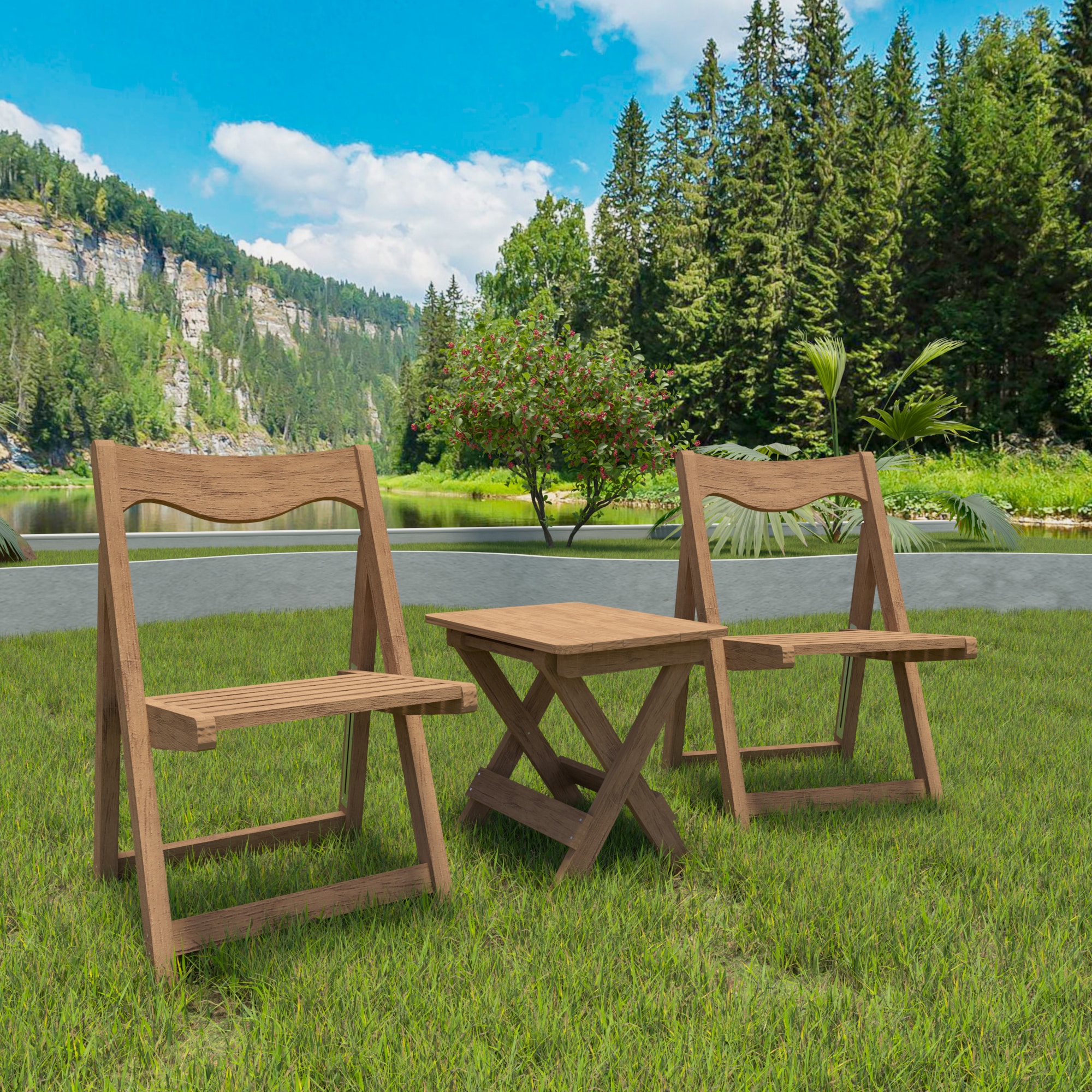 Forclover HYFAS06GR Patio-Conversation-Sets - View #5