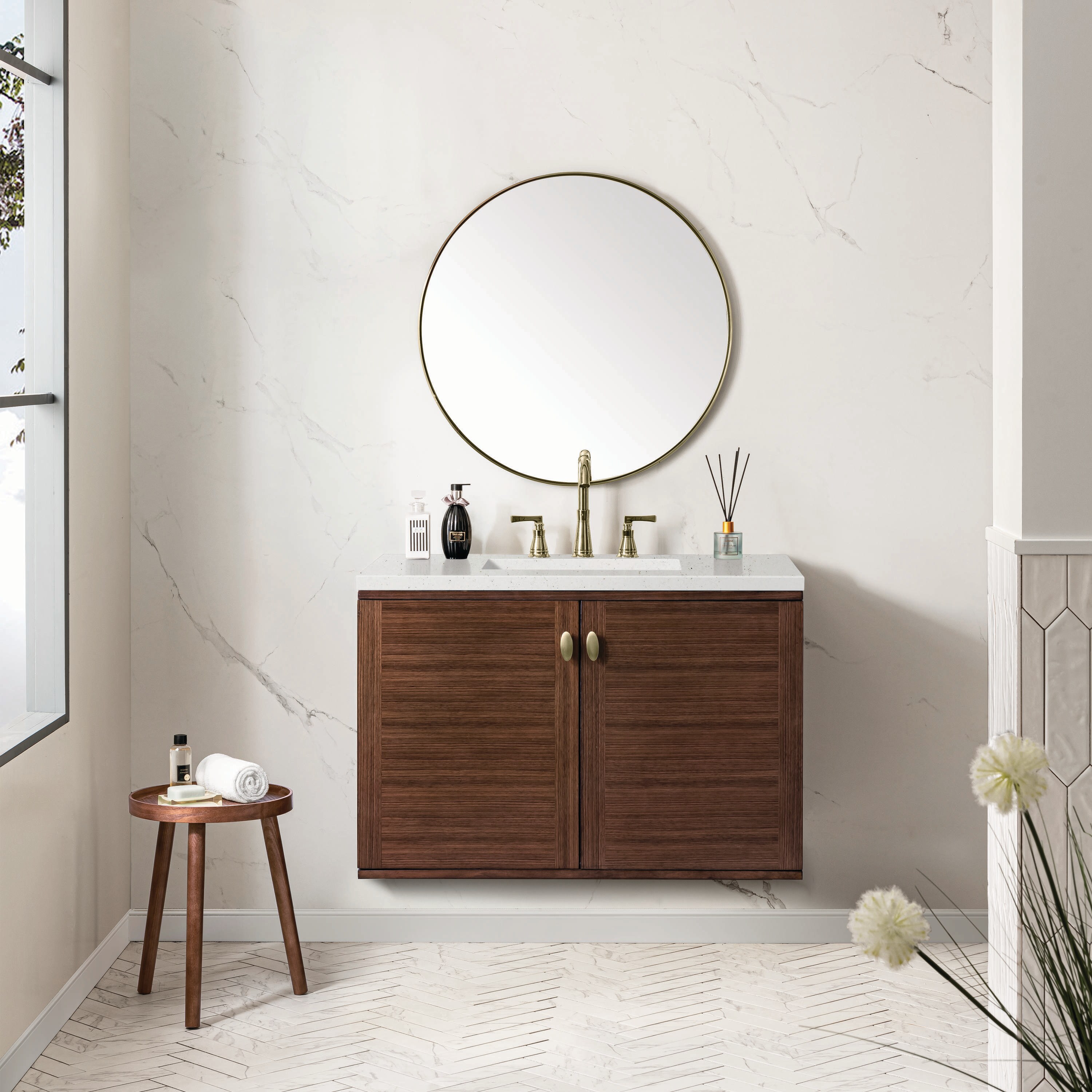 James Martin Vanities 670-V36-WLT-3LDL Bath-Vanity-Combo - View #3