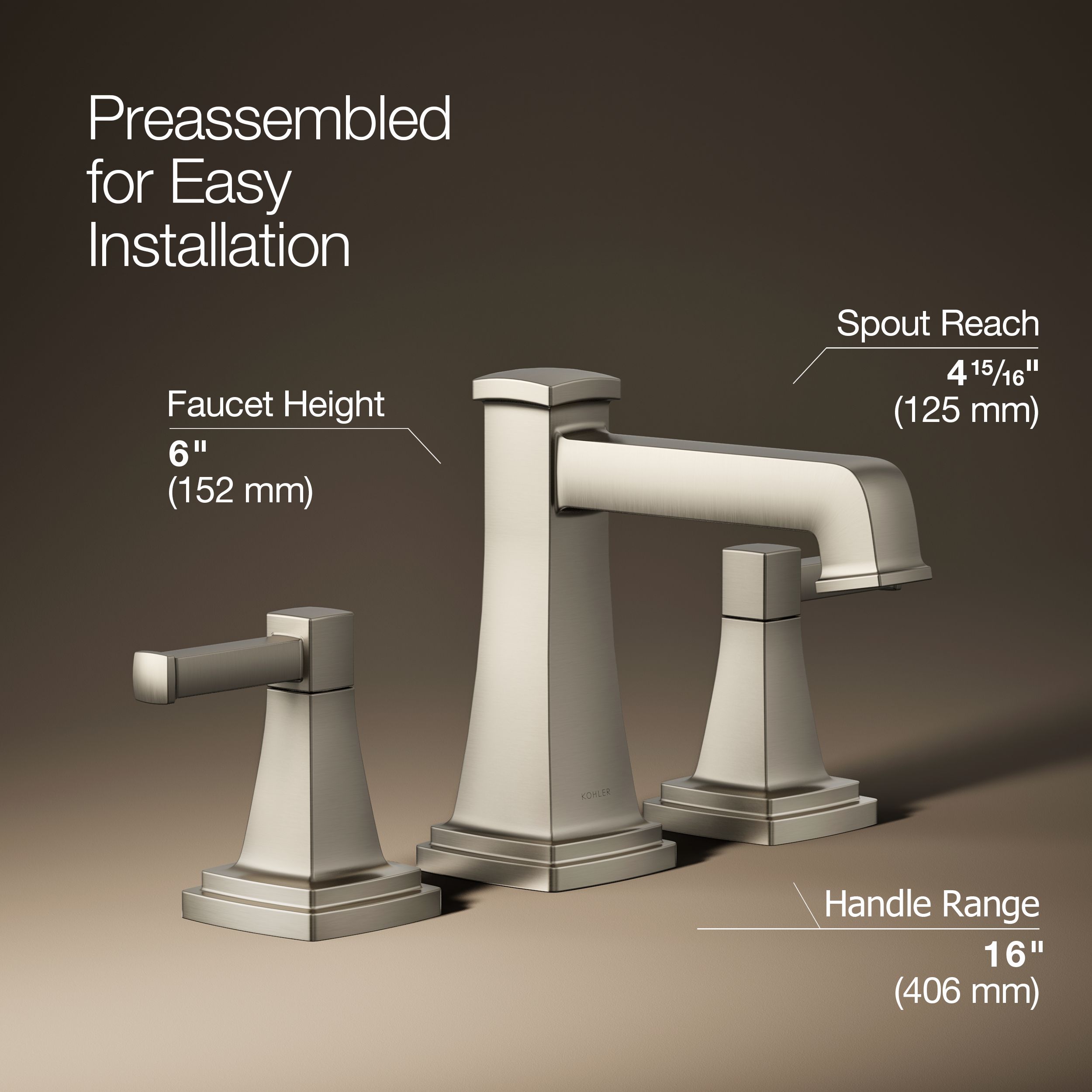 KOHLER 27399-4-BN Lavatory-Faucets - View #3