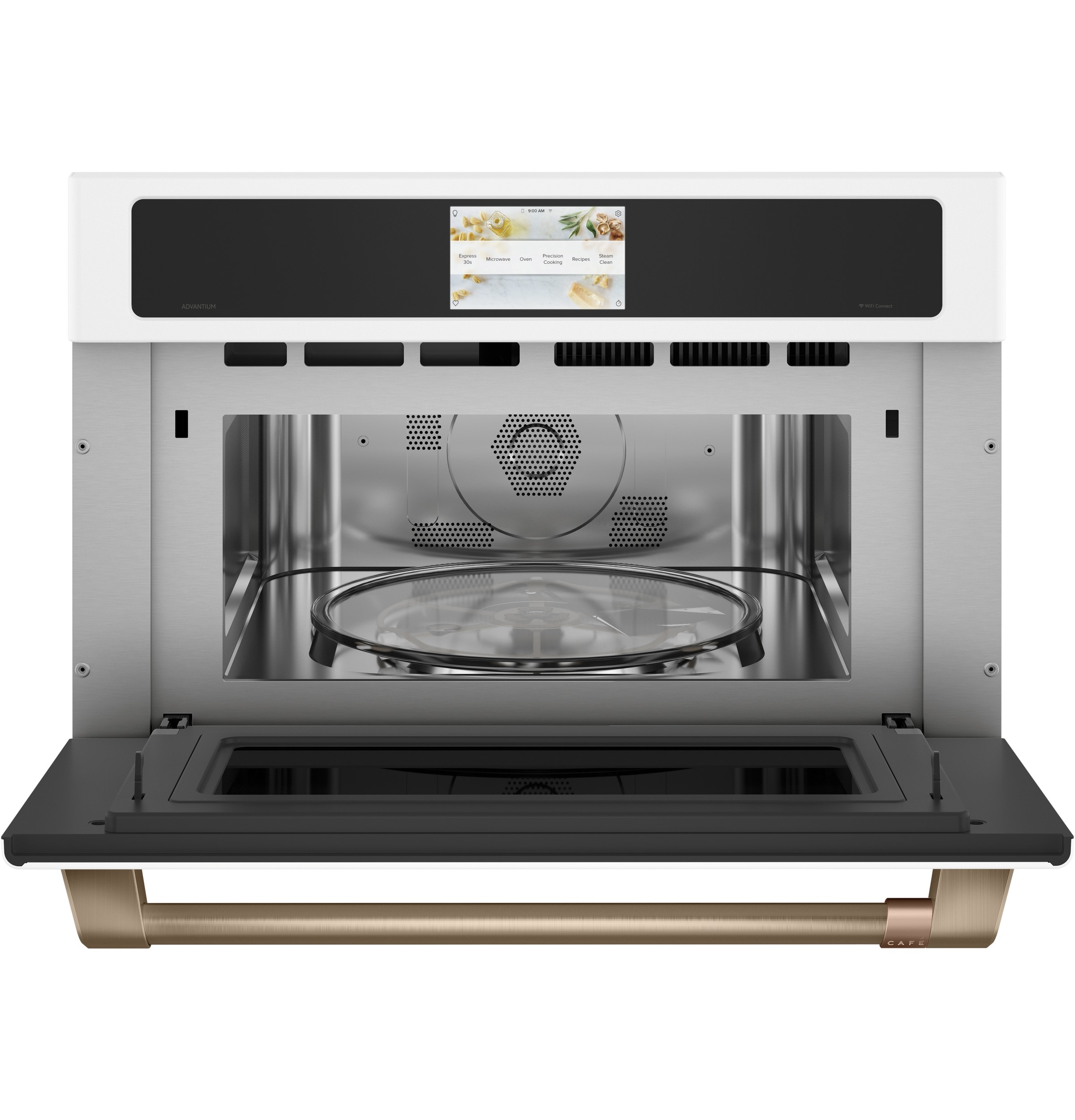 Café™ 2.1 Cu. Ft. Smart Over-the-Range Microwave Oven in Platinum