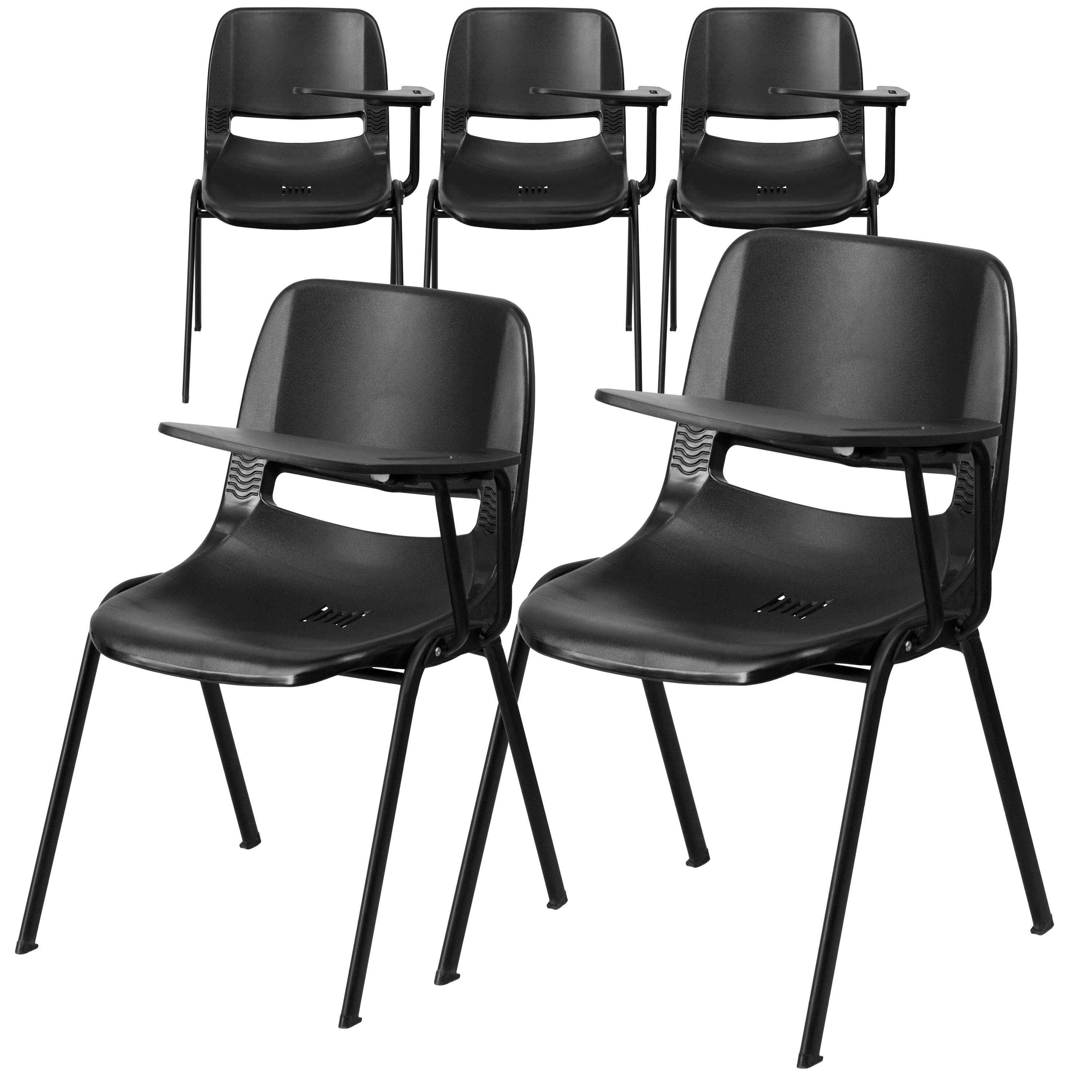 Black metal kids online chairs