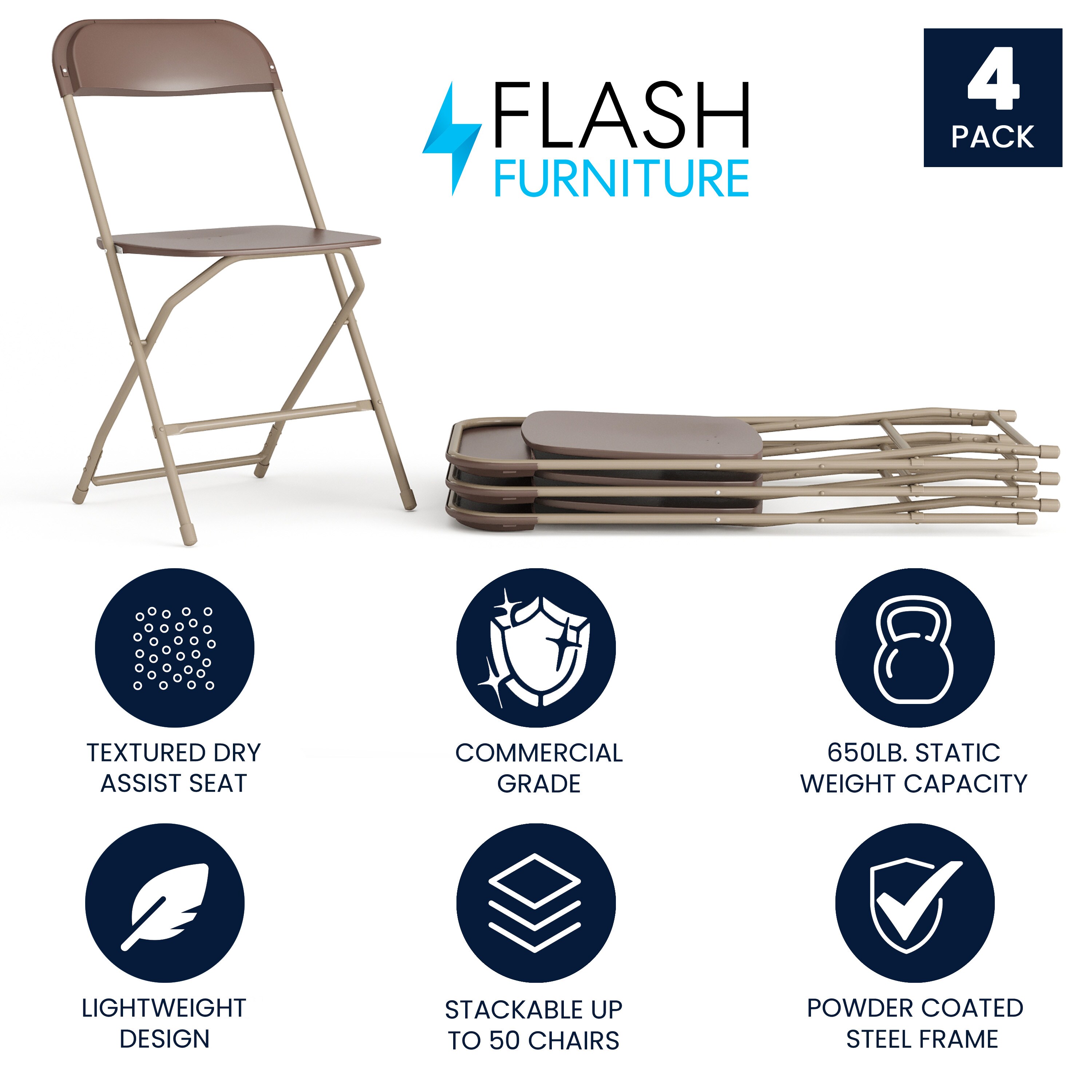 Flash Furniture 847254057424 Folding-Chairs - View #2
