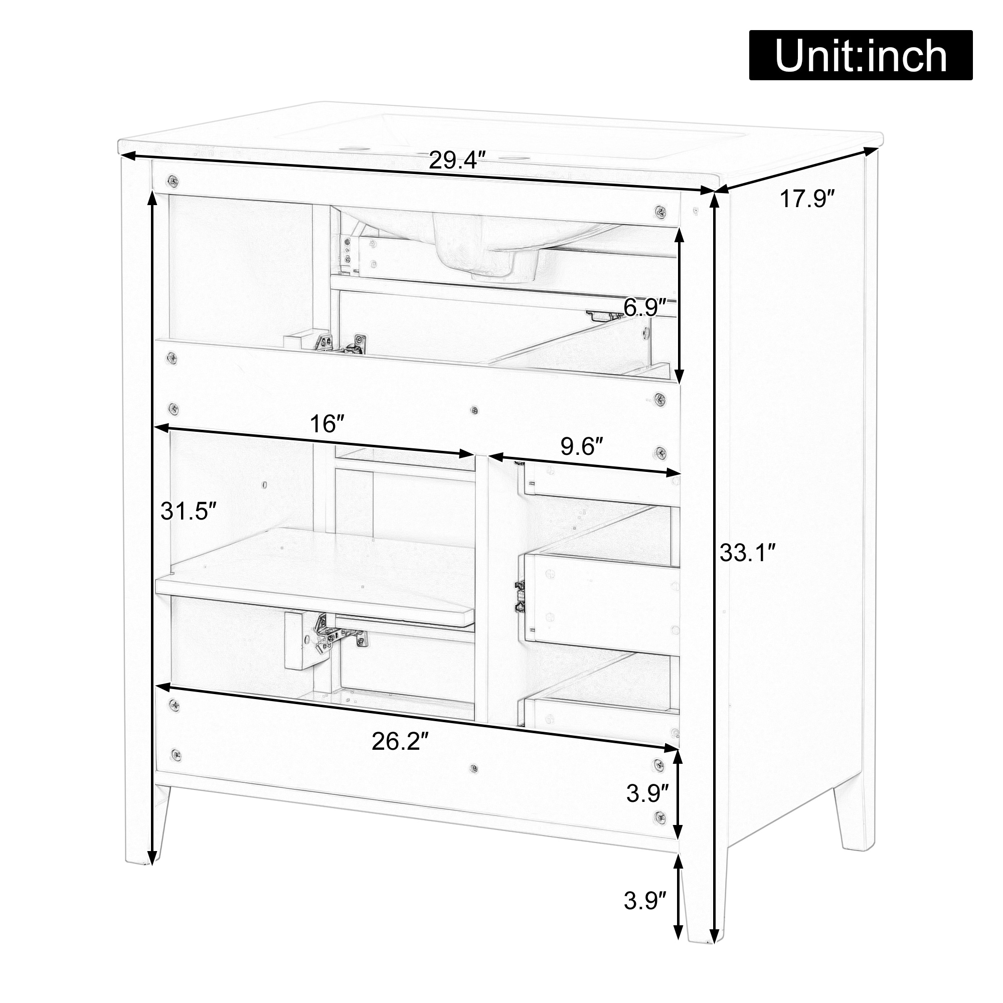 GDFStudio 355674 Bath-Vanity-Combo - View #10