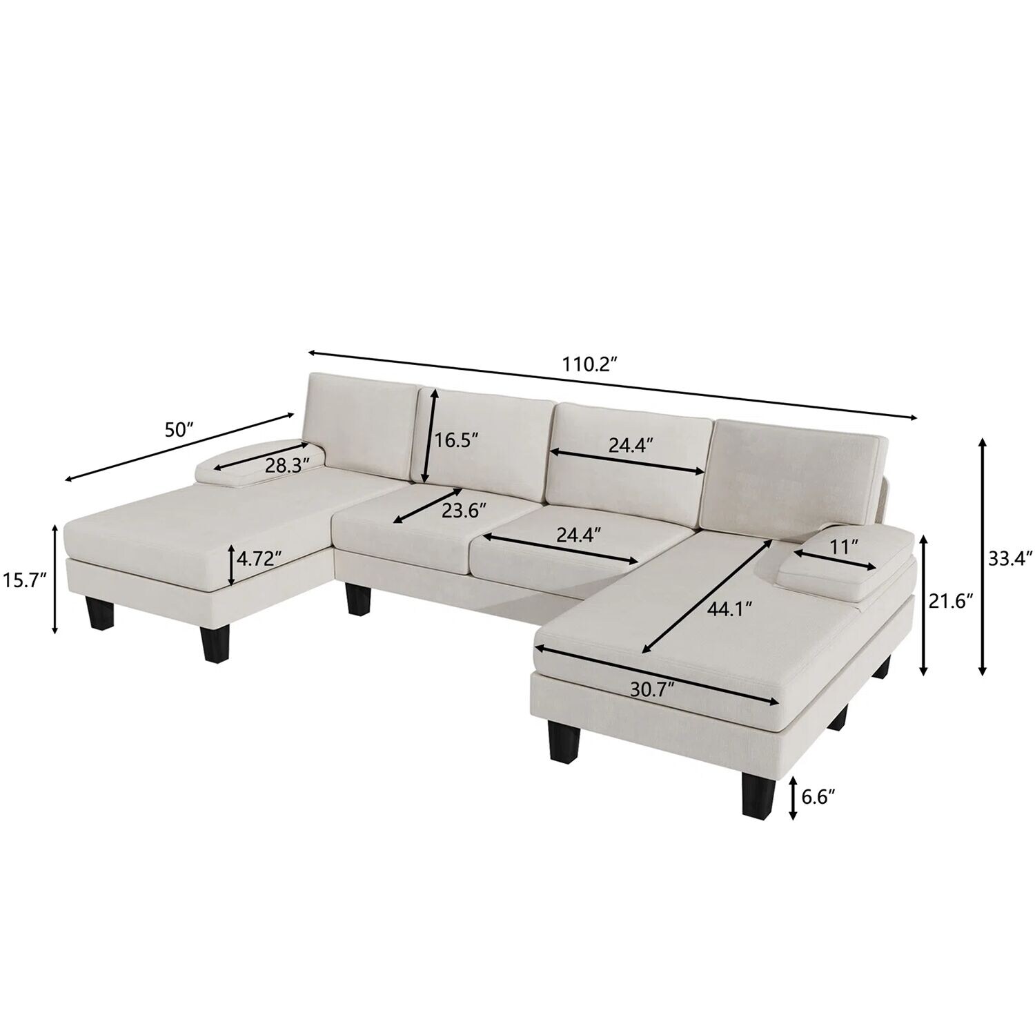Vineego LS-SF22-0051-2 Sofas-Loveseats - View #6