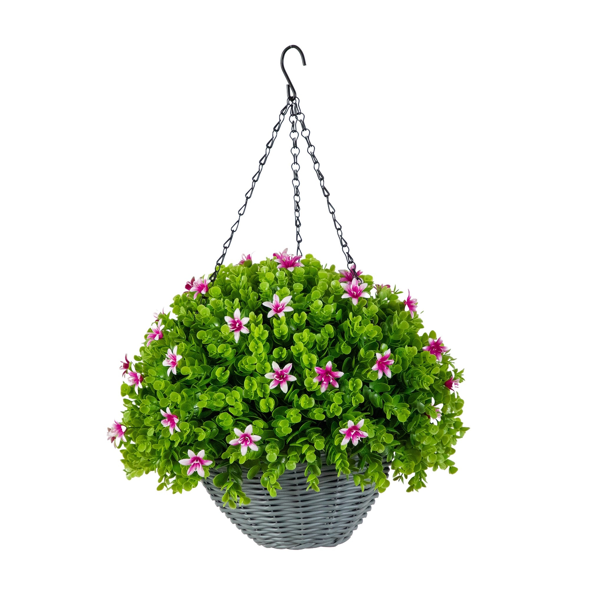 Nearly Natural - 21-in Green Indoor Hanging Eucalyptus Artificial Plant