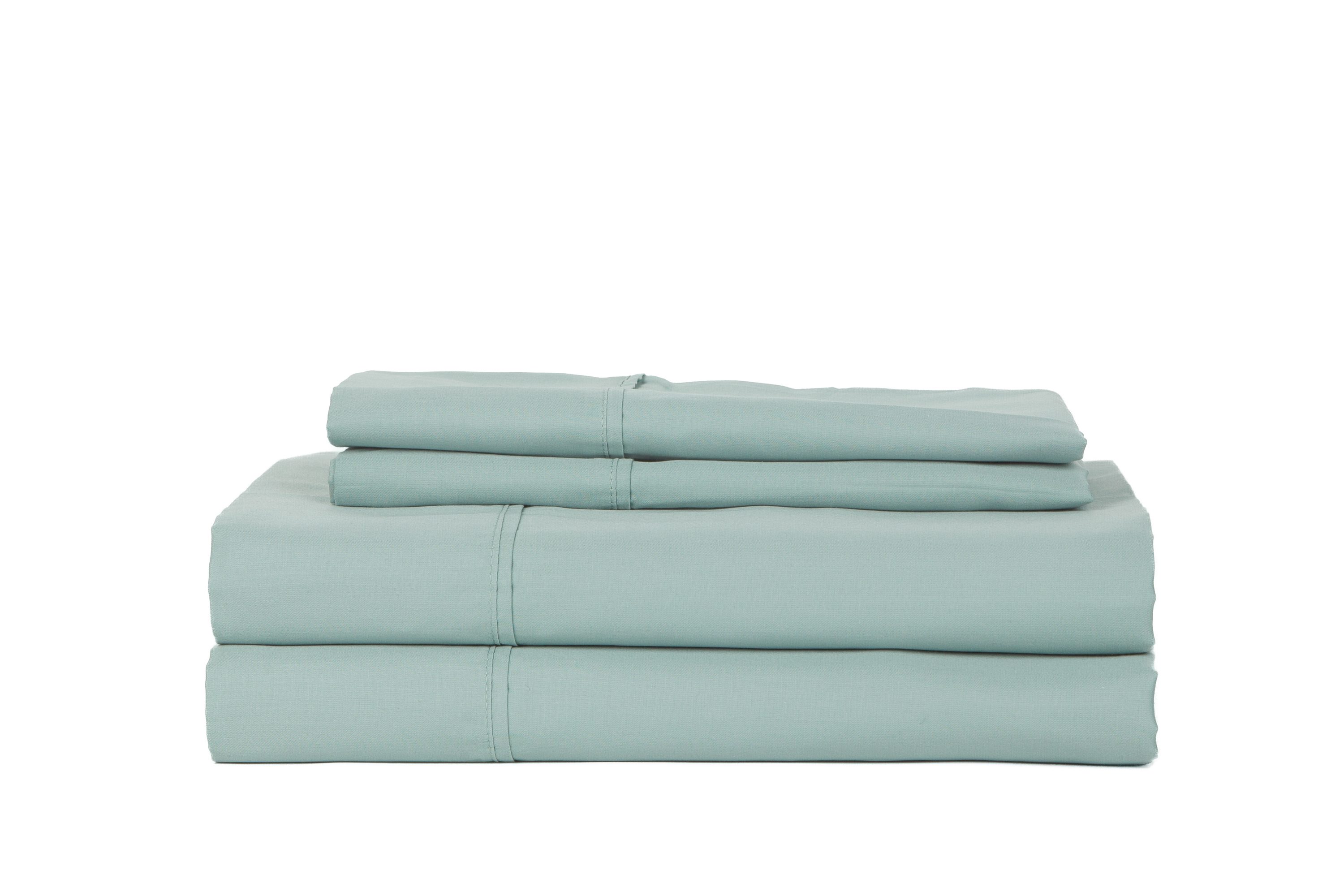  CH-410Q-PL-SAT-OBL Queen 410 -Thread Count Cotton Ocean blue Bed Sheet Set