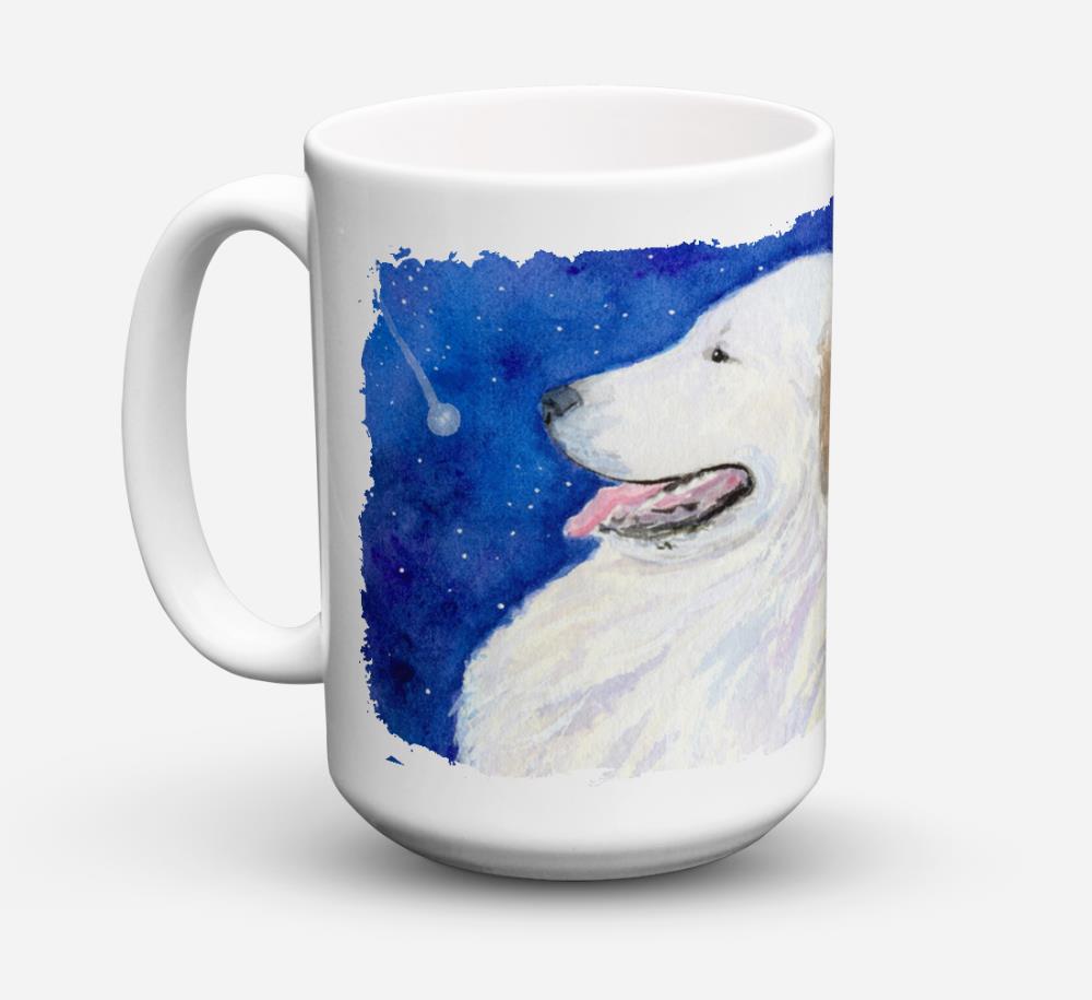 Samoyed Dishwasher Safe Microwavable Ceramic Coffee Mug 15 oz., 1