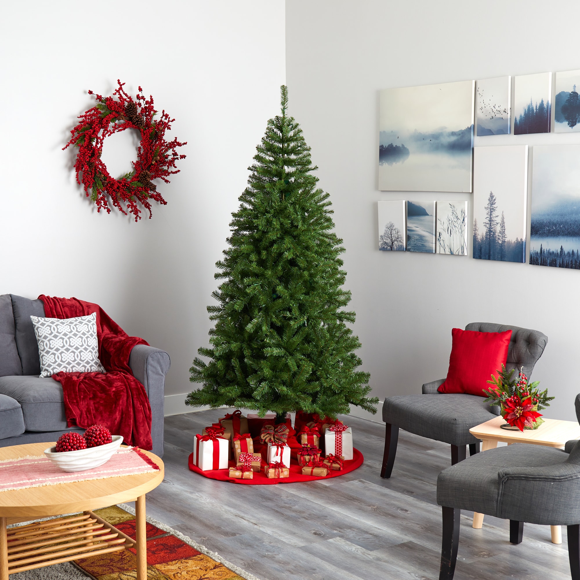 Nearly Natural T1482 Artificial-Christmas-Trees - View #8