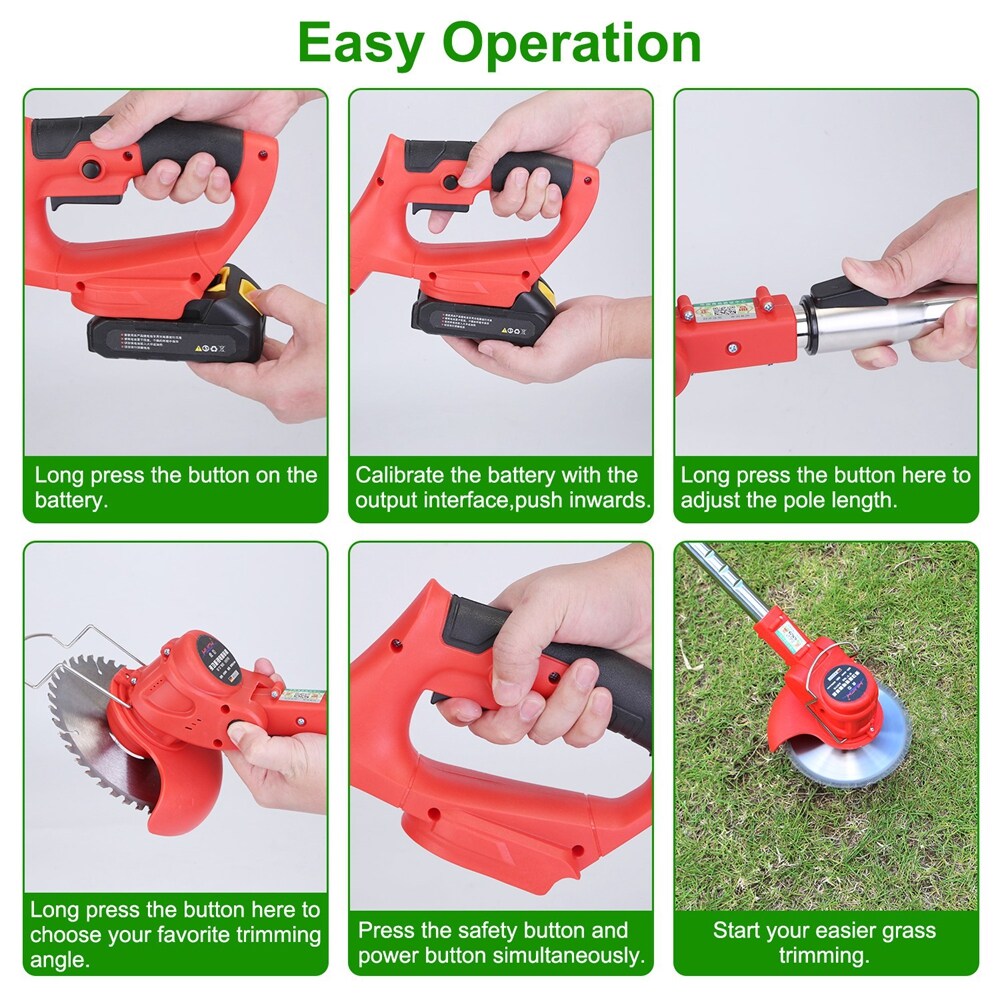 SUNOYAR BAQRNWWWLJ Cordless-String-Trimmers - View #11