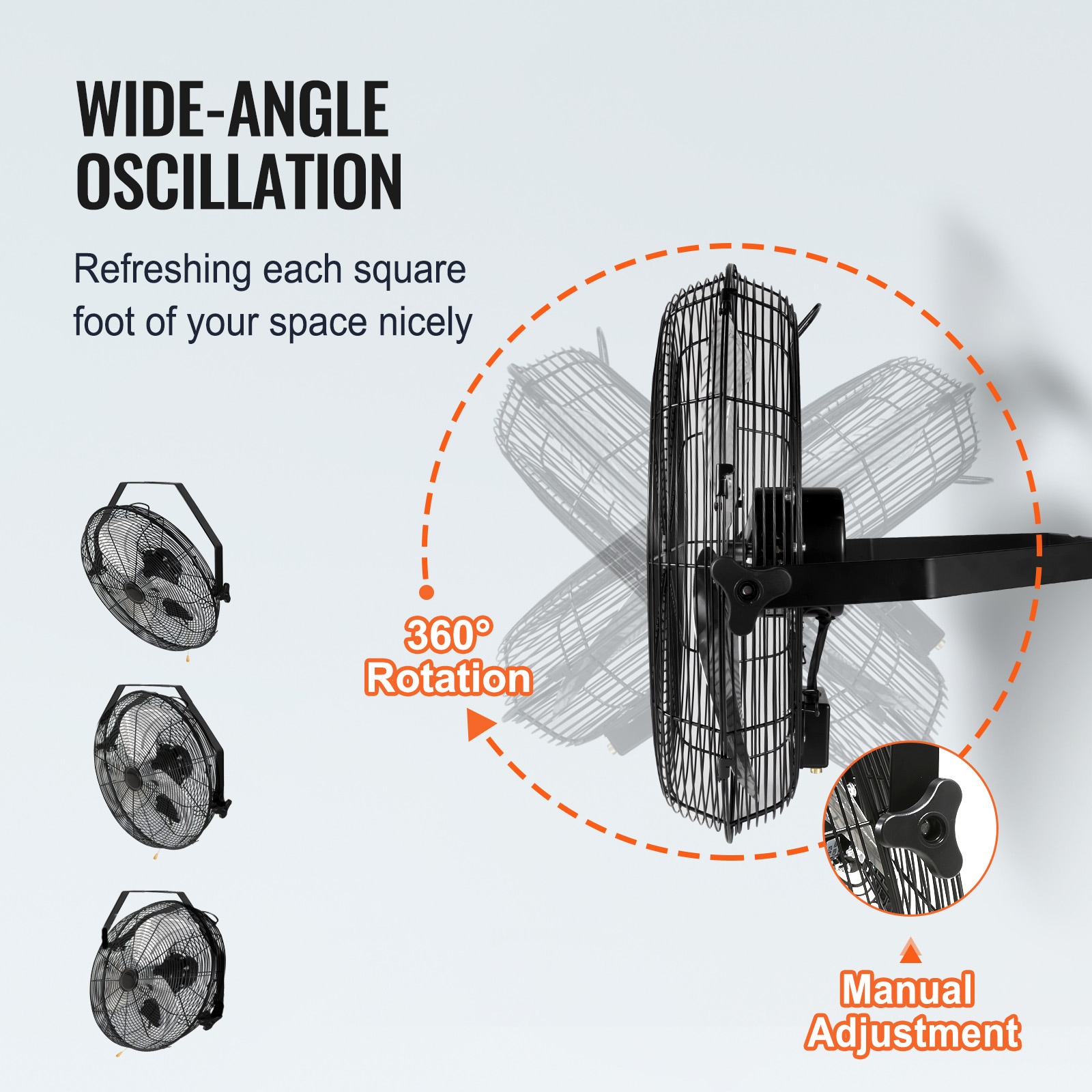 VEVOR GYBGSFS2JT18WLZBTV1 Wall-Mounted-Fans - View #5