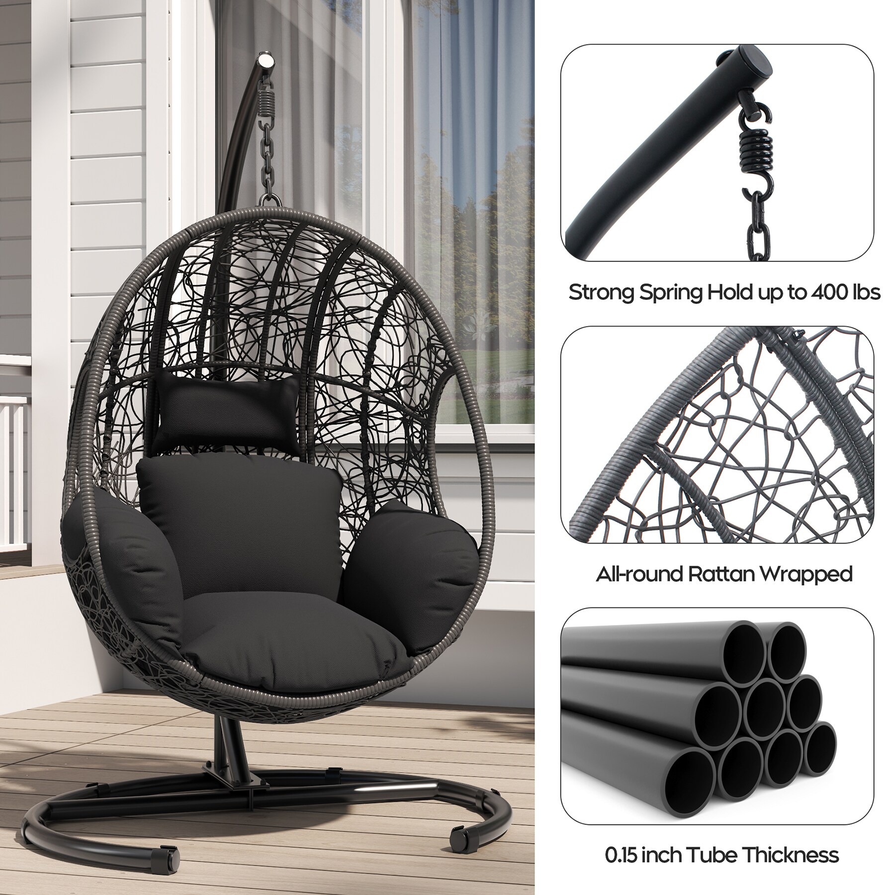 SINOFURN SYG1100002GY Patio-Chairs - View #4