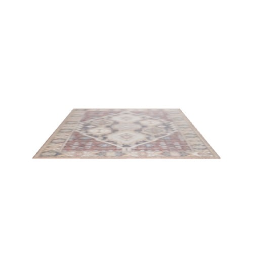 Home Dynamix Premier Classic 8 X 10 (ft) Red Indoor Medallion Area