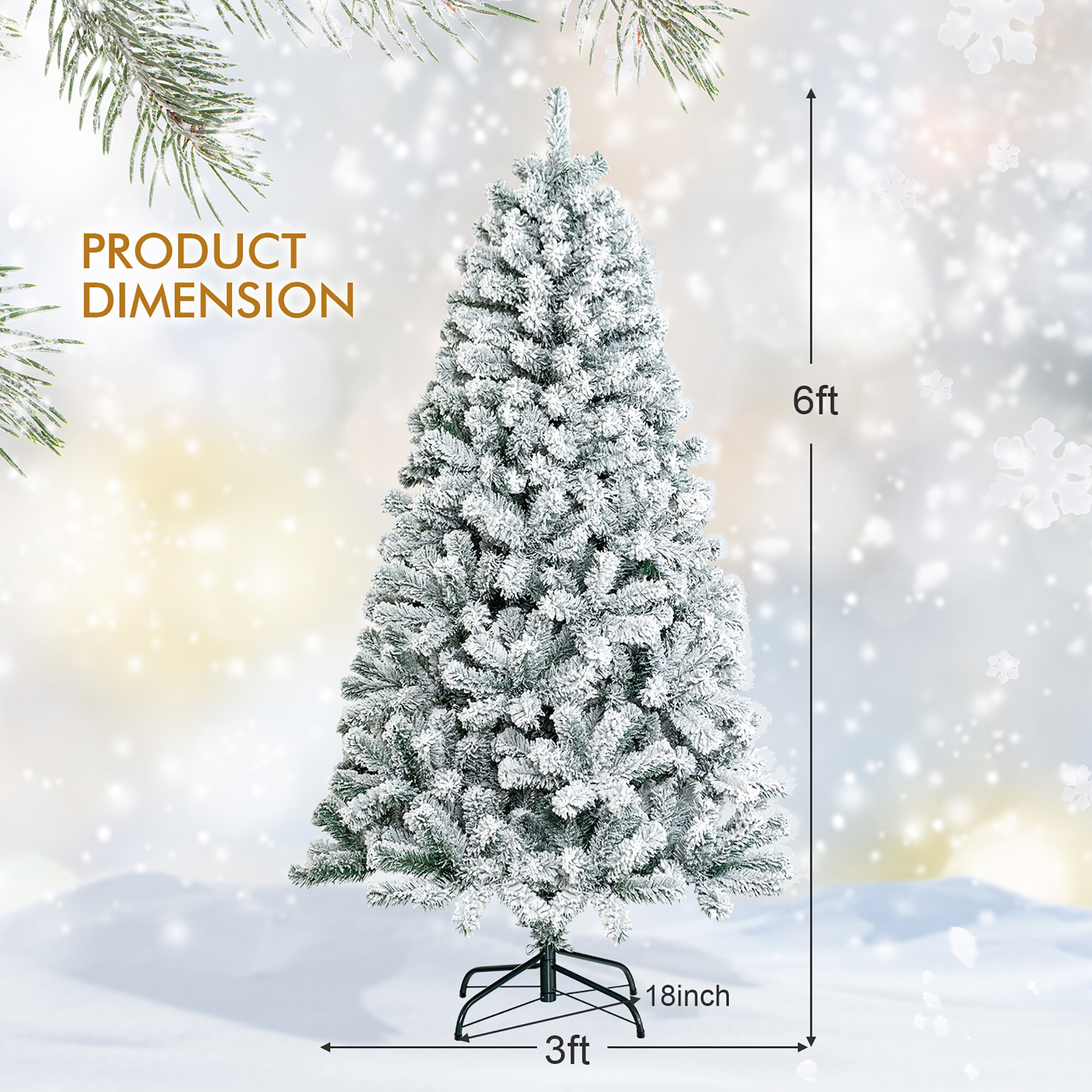 Forclover ALHY-067CM Artificial-Christmas-Trees - View #3