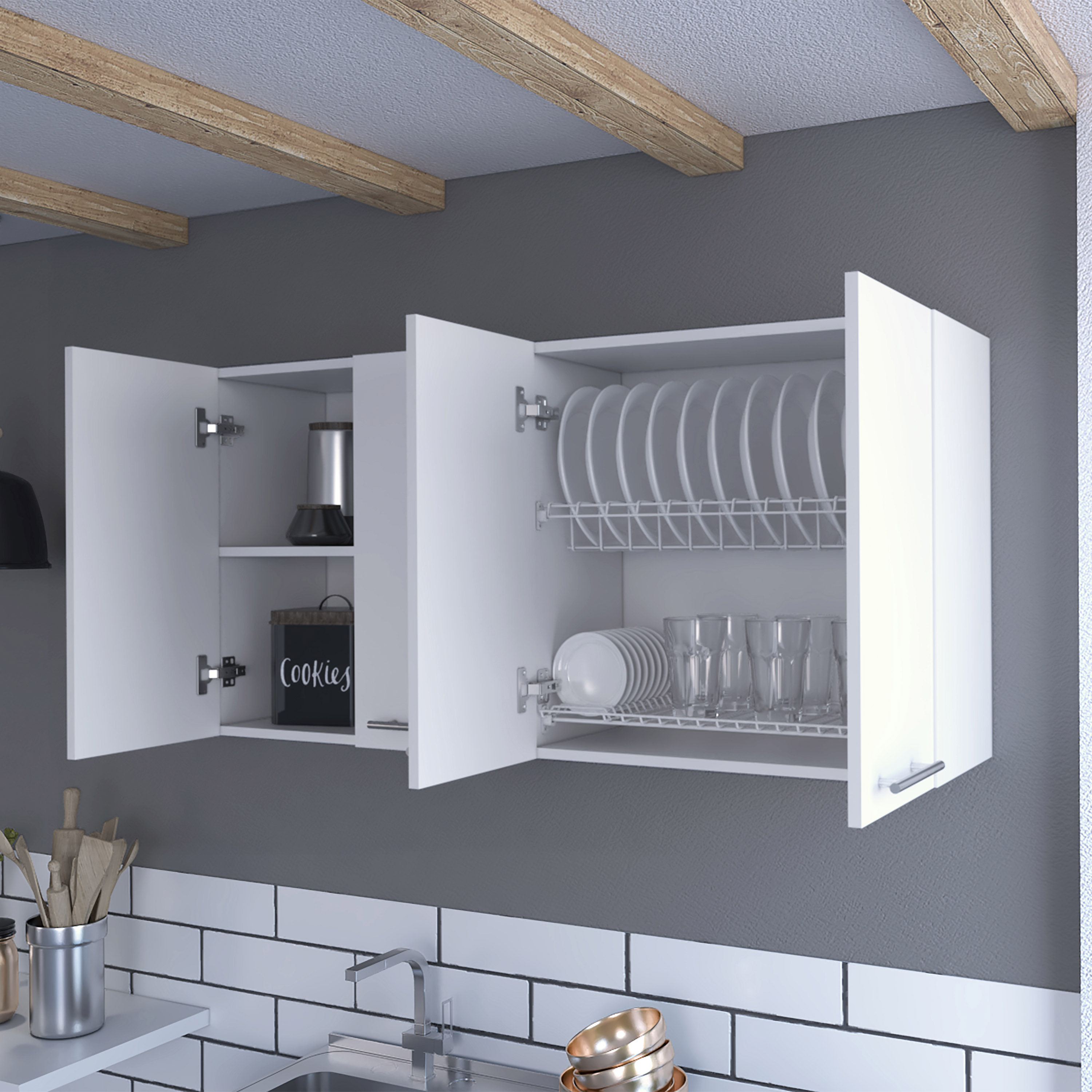 LUXEYARD DS-M-BAC00422 Bathroom-Wall-Cabinets - View #4