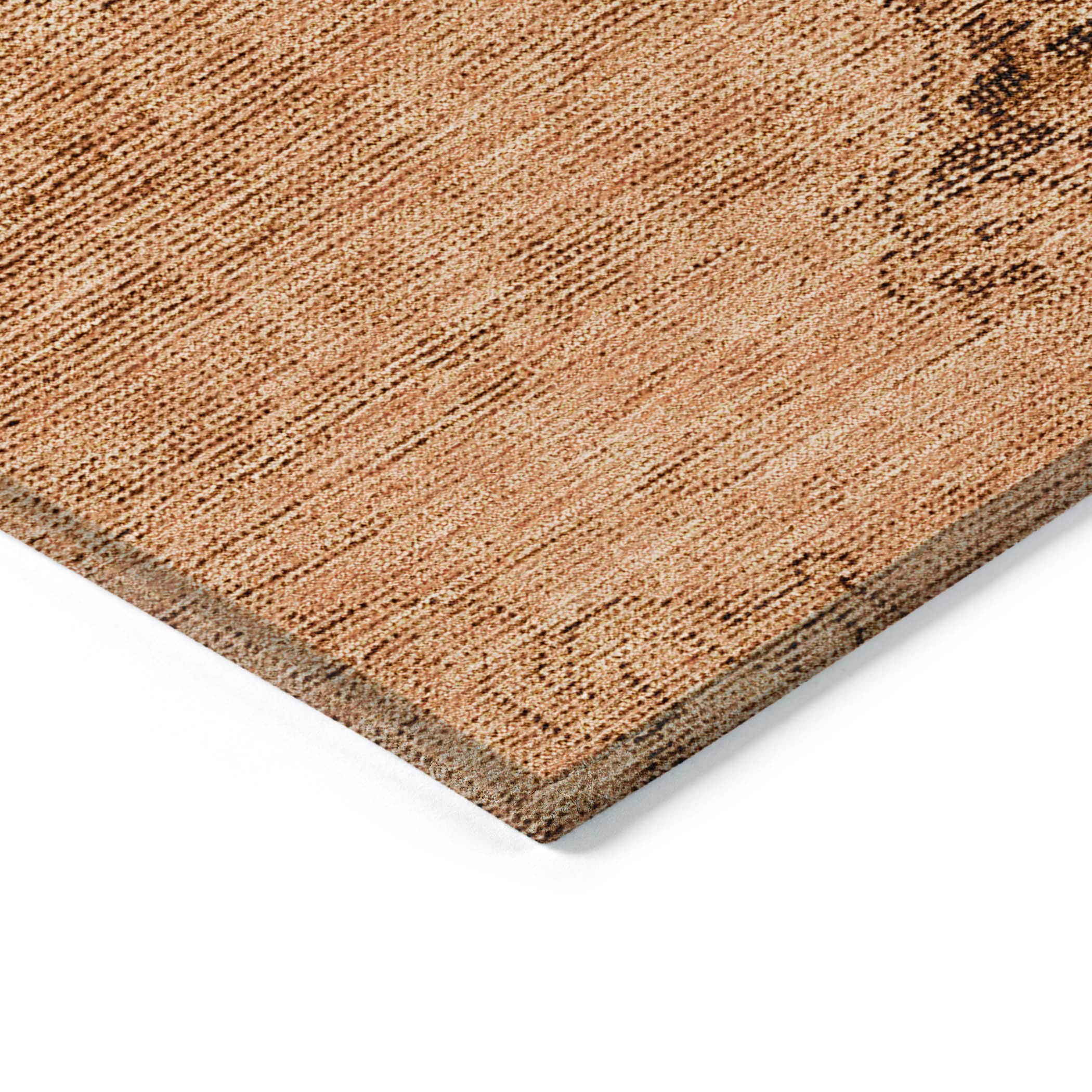 Copper Flat Woven Reversible Indoor/Outdoor Area Rug