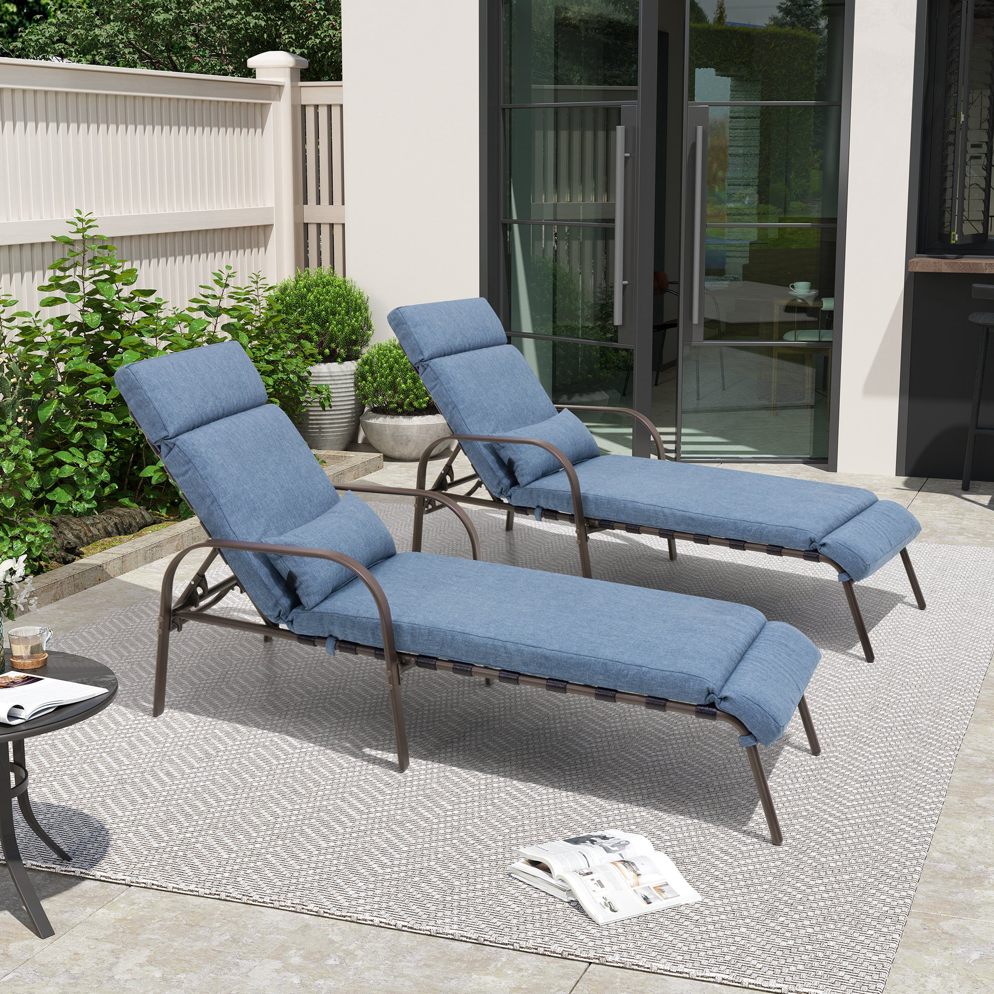 Crestlive Products CL-LG015DKB-2 Patio-Chairs - View #7