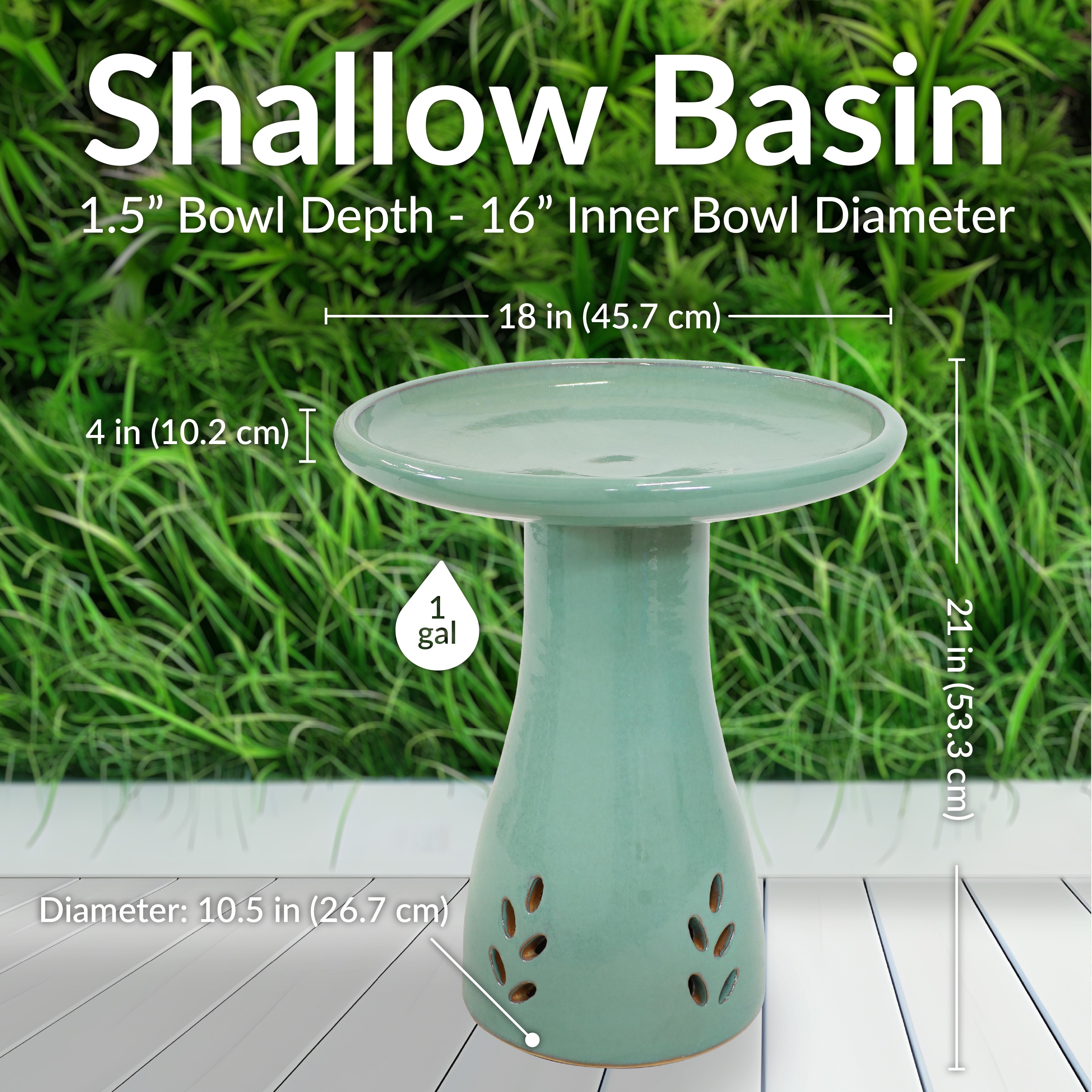 Sunnydaze Decor AP-350 birdbaths - View #3