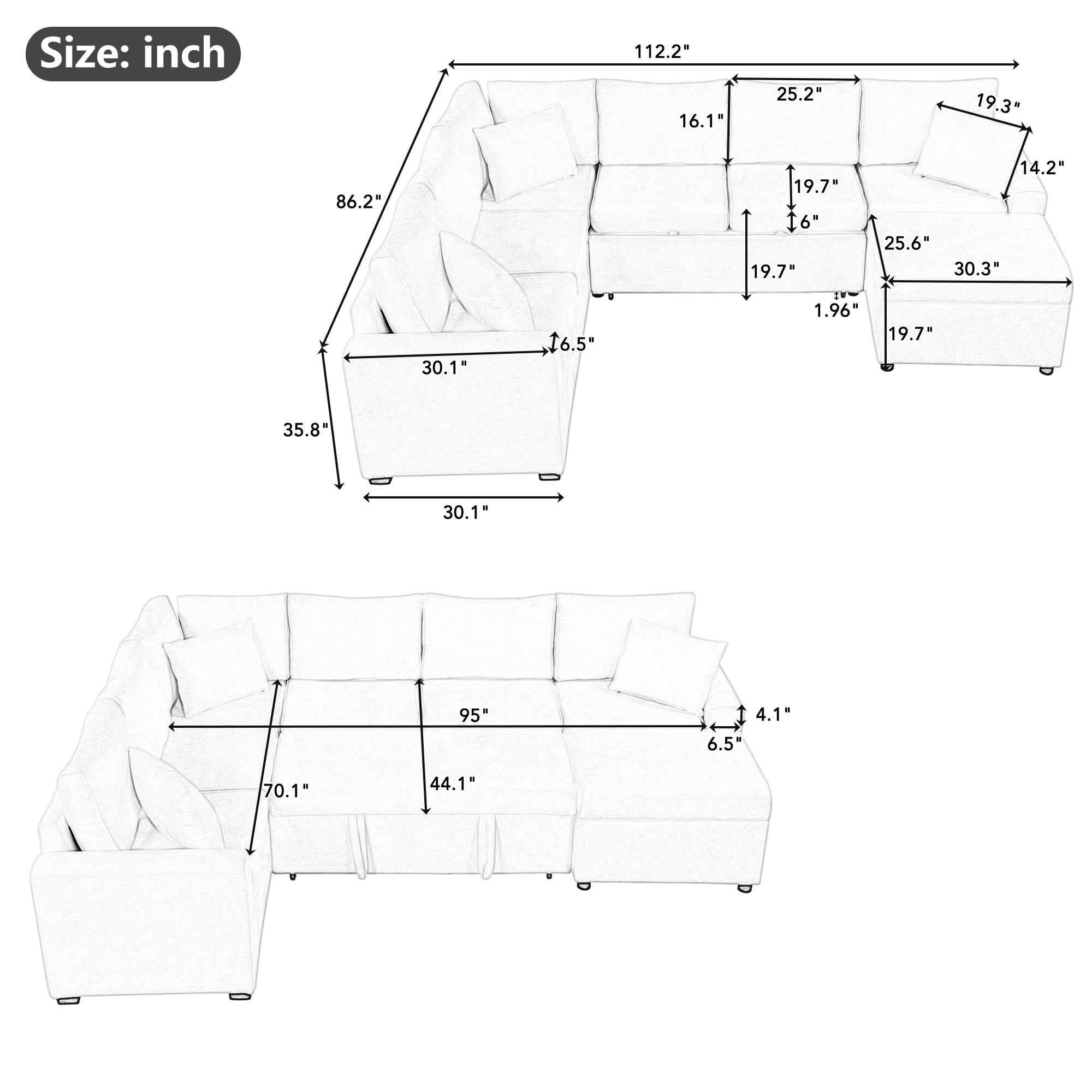 ModernLuxe N719S001540A Sofas-Loveseats - View #20