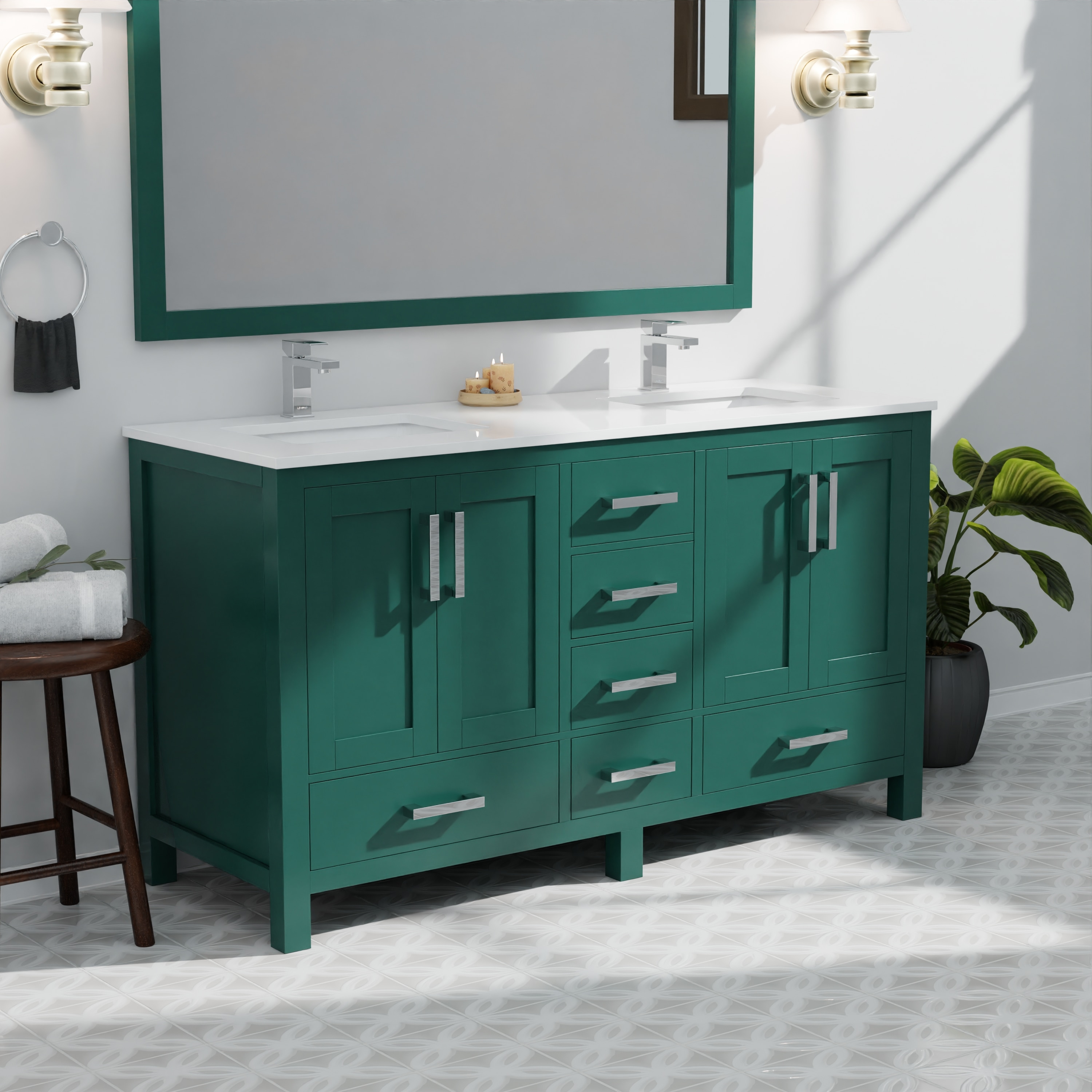 Lexora LVJ60DG300 Bath-Vanity-Combo - View #12