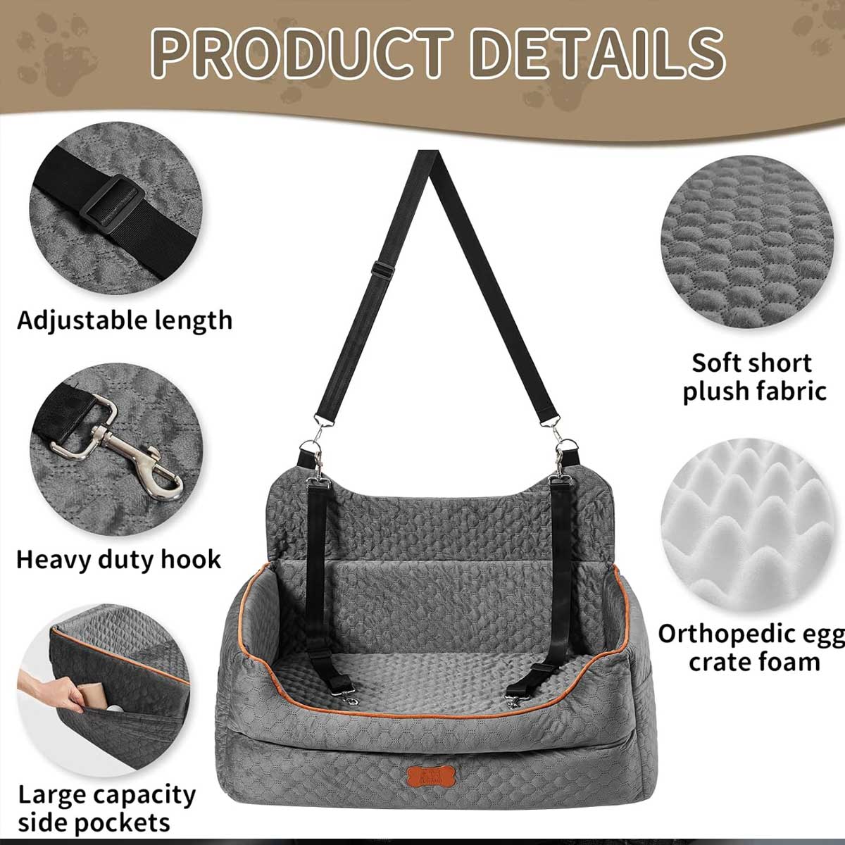 Aoibox LADS0917027 Dog-Car-Seats - View #5