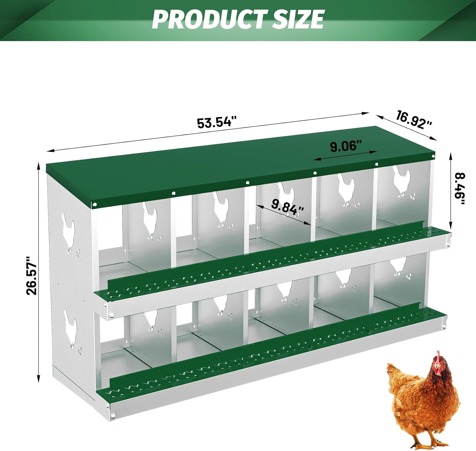 Qeetex WLS-PHO-348SAP6C Chicken-Coops-Rabbit-Hutches - View #2
