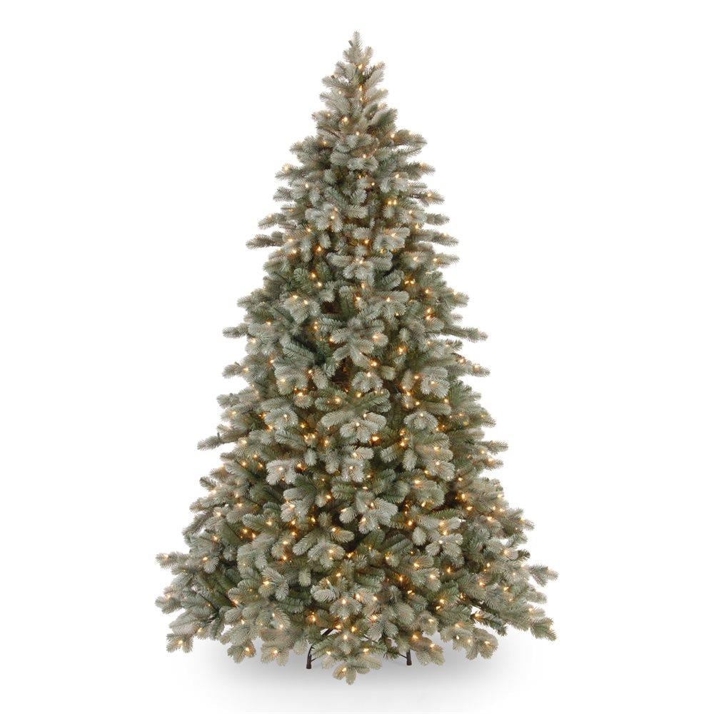 National Tree Company PECSF1-300-75 7.5-ft Colorado Spruce Pre-lit Artificial Christmas Tree with Incandescent Lights