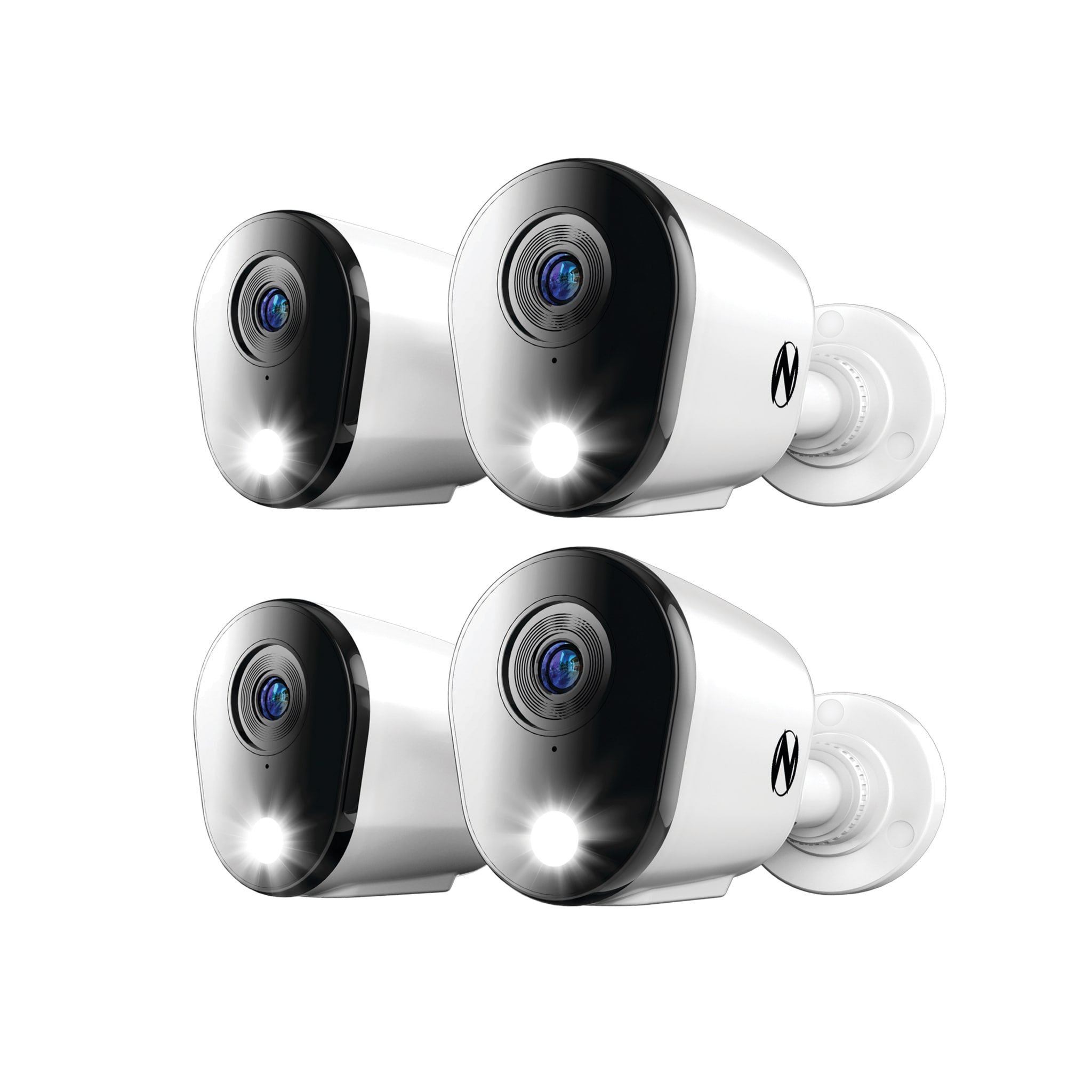 Night Owl FTD8 Indoor/Outdoor 4-Camera Hardwired Spotlight Security Camera System CAM-4PK-FTD8-B Sansujyuku sansujyuku.com