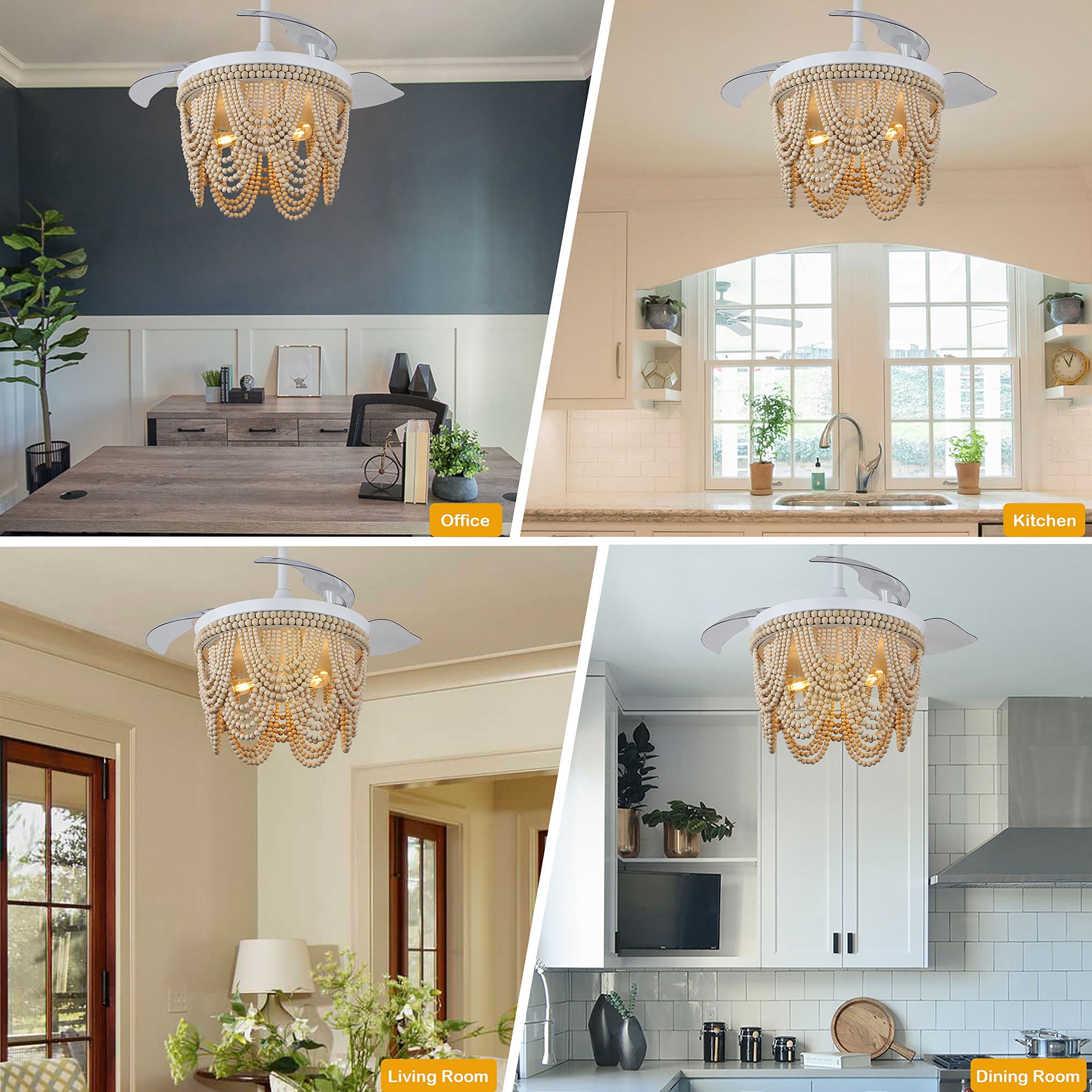 Oaks Decor DC4265-W Ceiling-Fans - View #9
